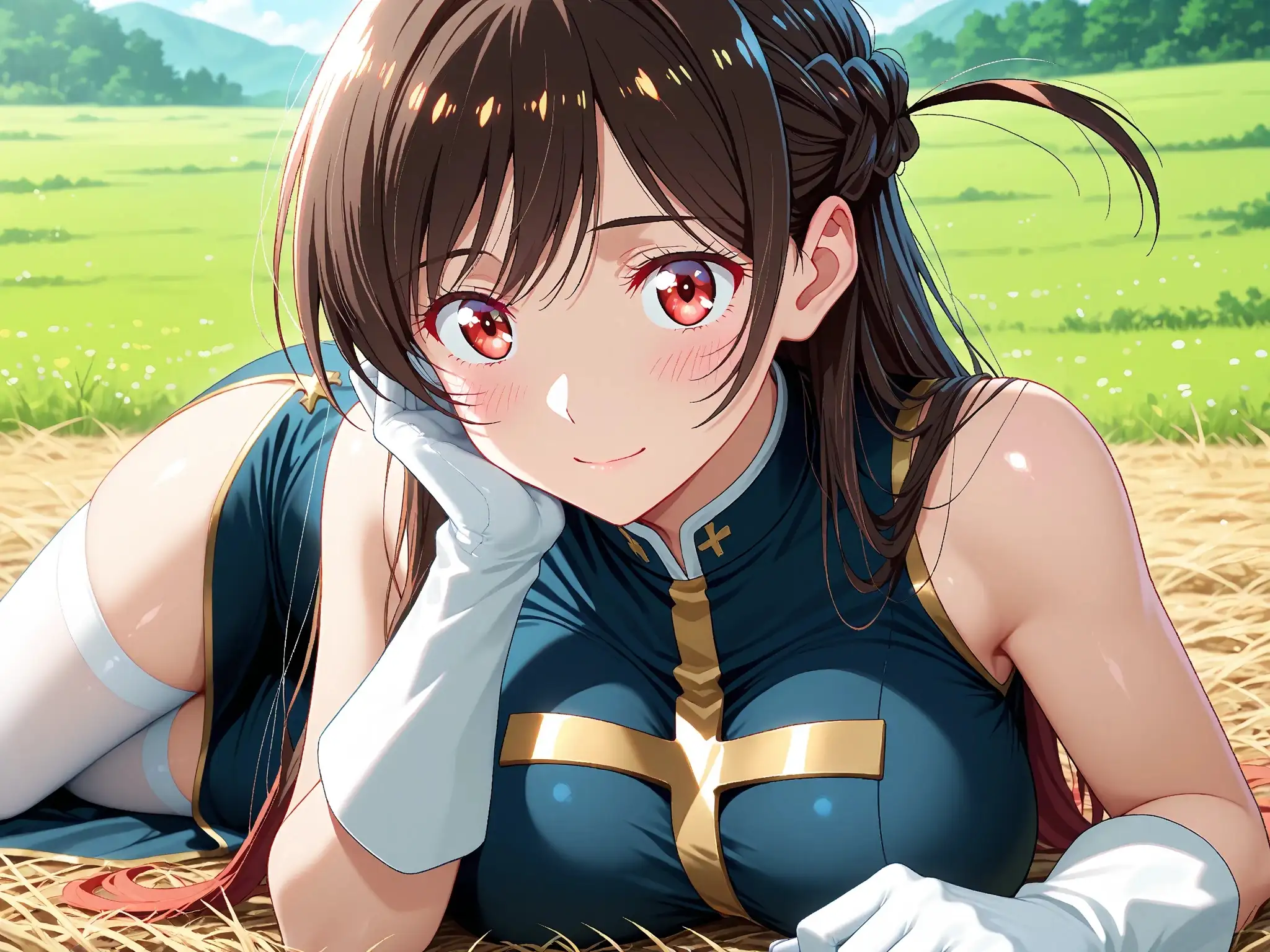 【発情ヒロイン】彼女、お借りし●す  水原●鶴  シスター服編 9ページ