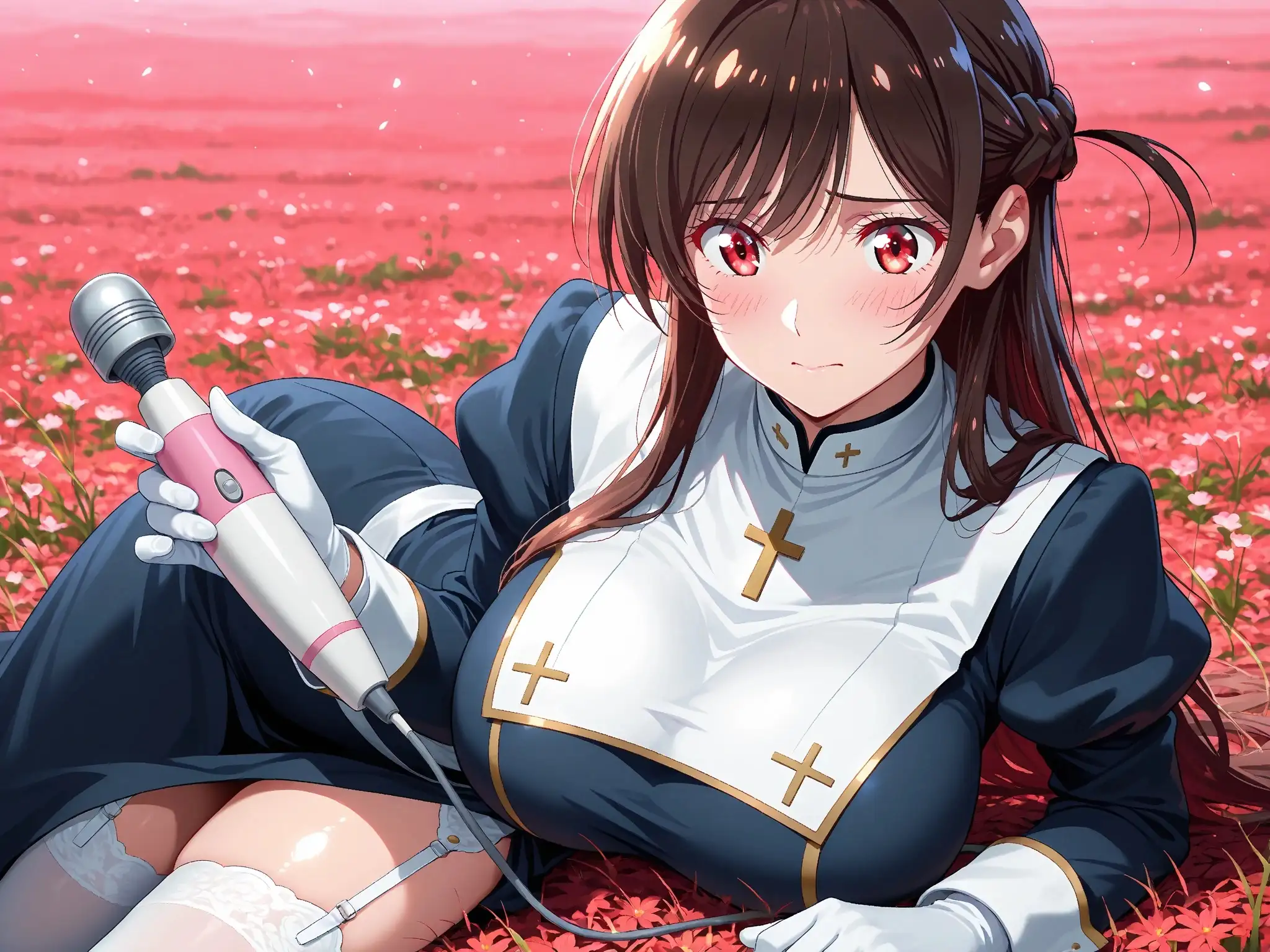 【発情ヒロイン】彼女、お借りし●す  水原●鶴  シスター服編 10ページ