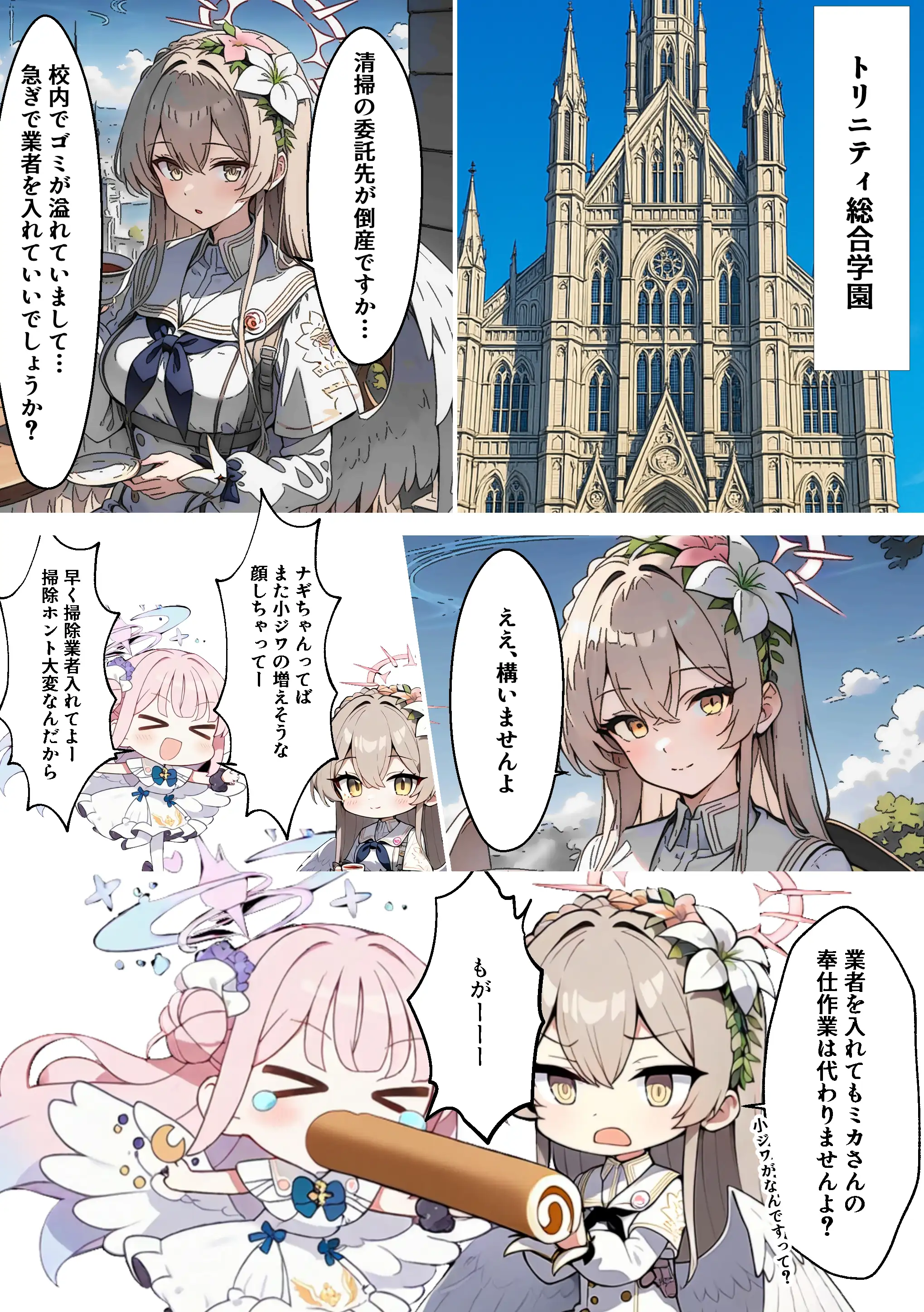 ティーパーティーのお姫様が用務員のおっさんに寝取られる話 〜ミカNTR〜 3ページ