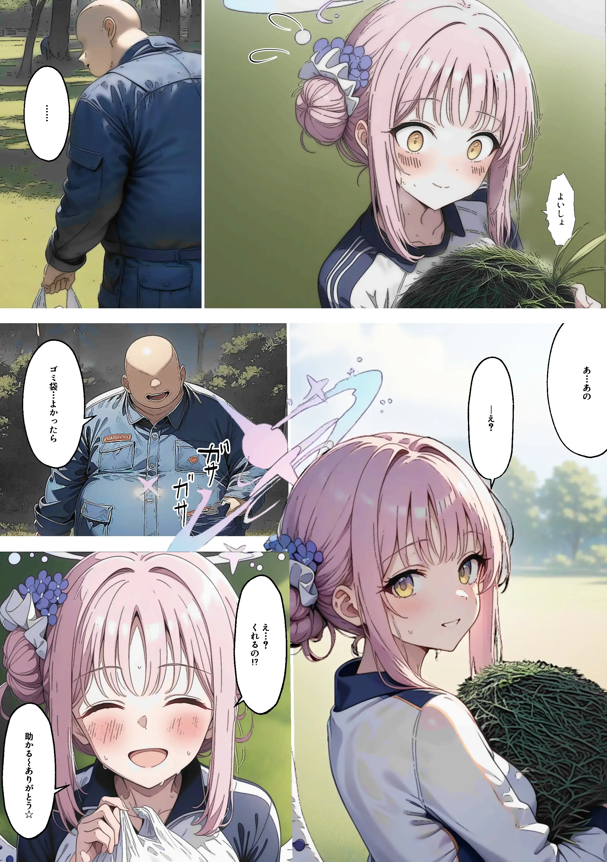 ティーパーティーのお姫様が用務員のおっさんに寝取られる話 〜ミカNTR〜 6ページ