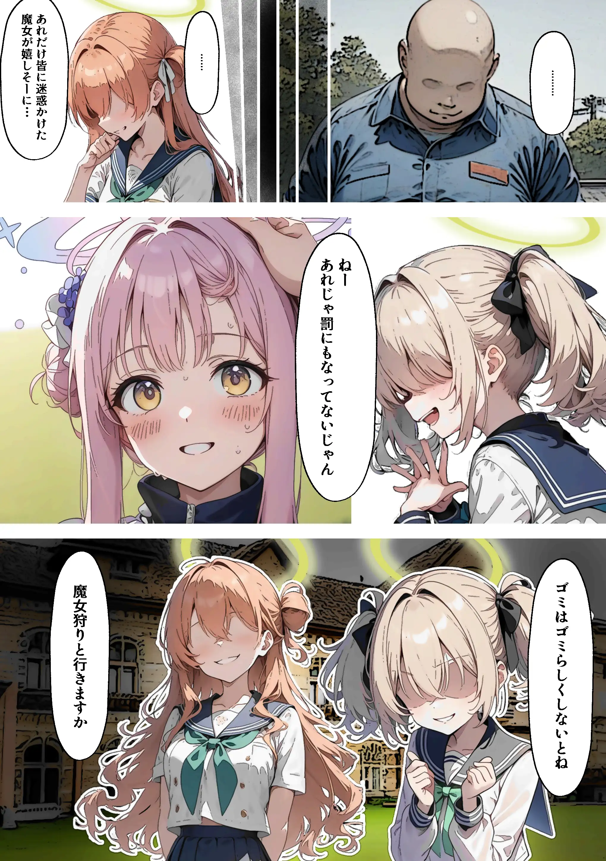 ティーパーティーのお姫様が用務員のおっさんに寝取られる話 〜ミカNTR〜 9ページ