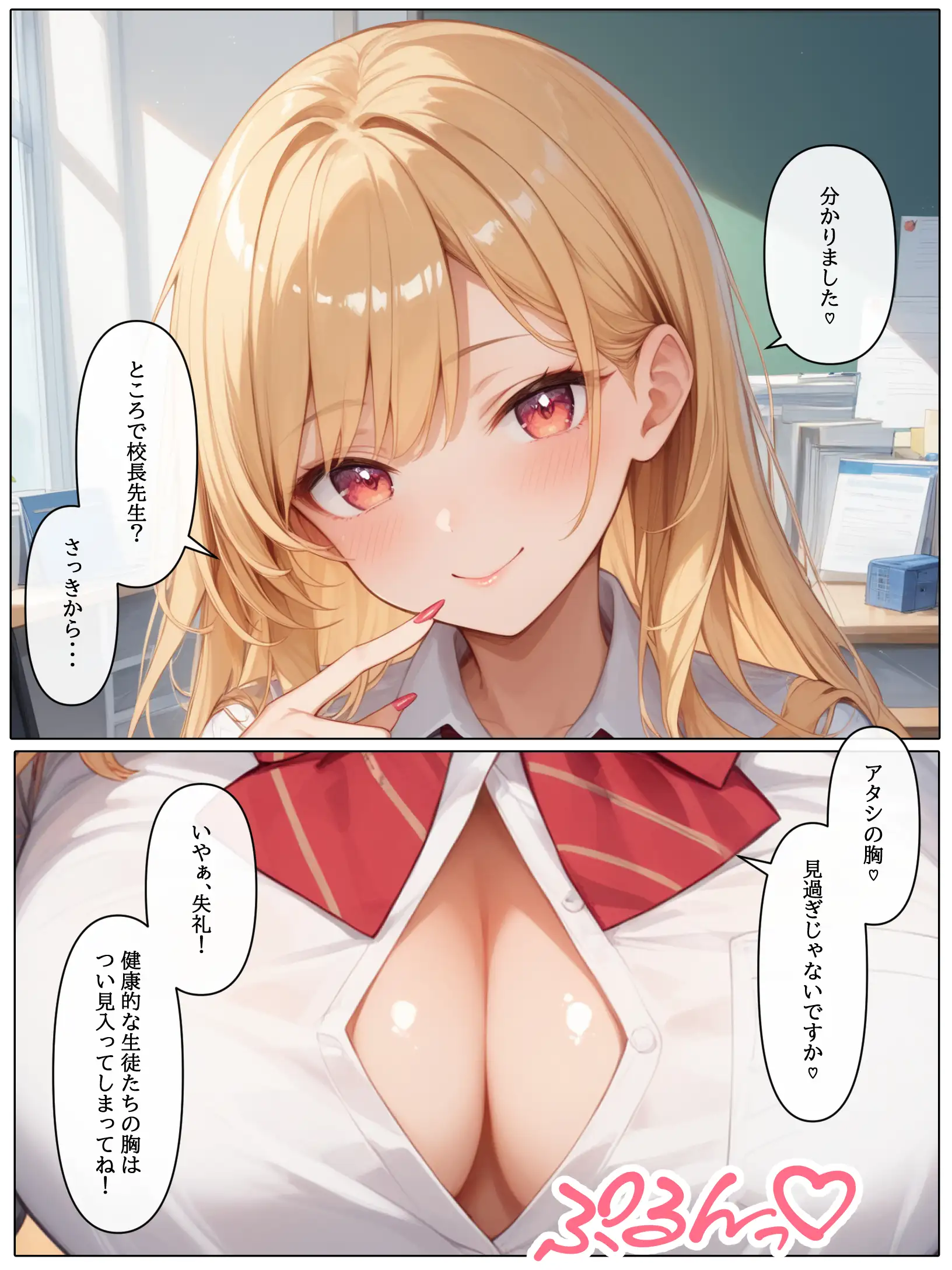【コミック版】性処理学園〜ギャル転校生編〜 4ページ