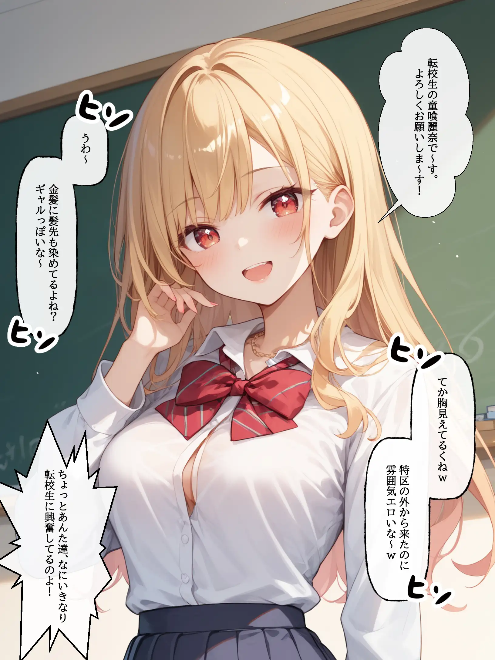 【コミック版】性処理学園〜ギャル転校生編〜 7ページ