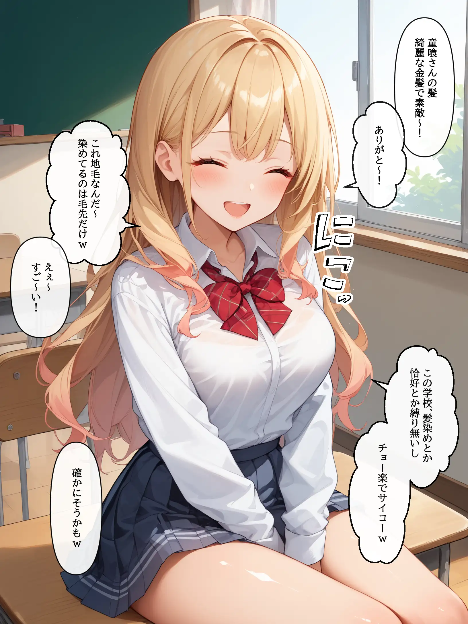 【コミック版】性処理学園〜ギャル転校生編〜 8ページ