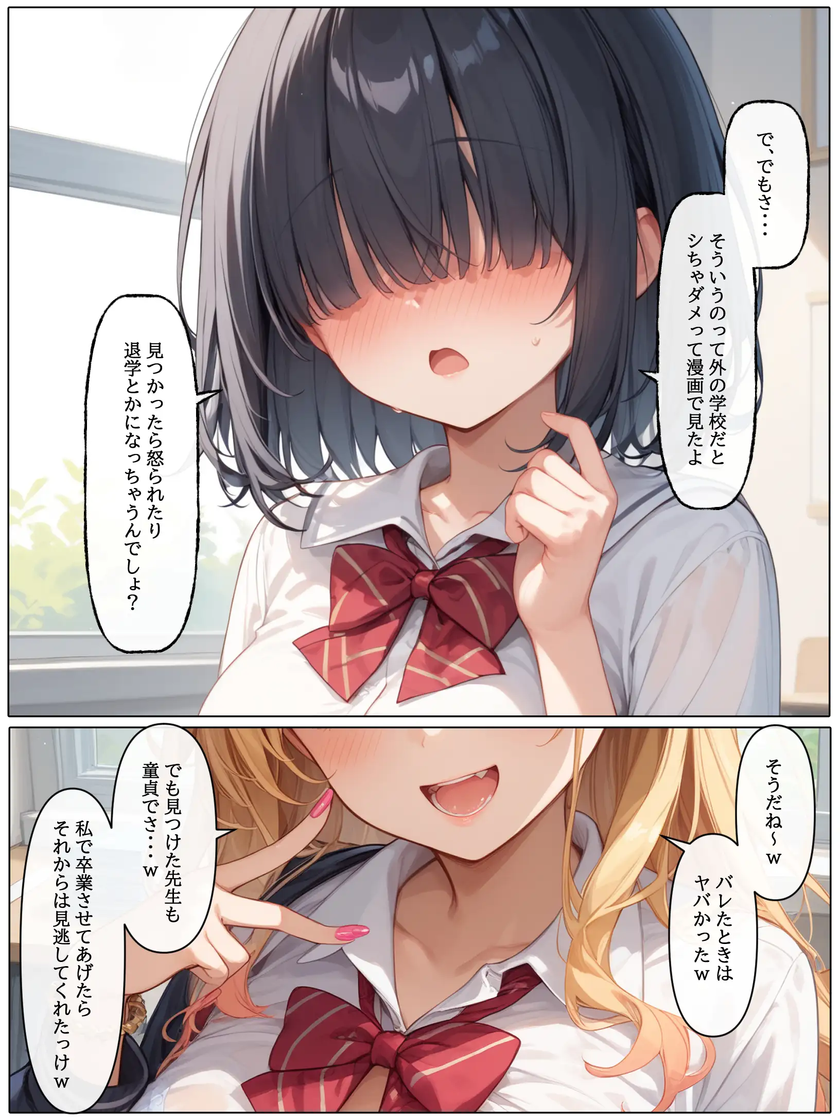 【コミック版】性処理学園〜ギャル転校生編〜 12ページ