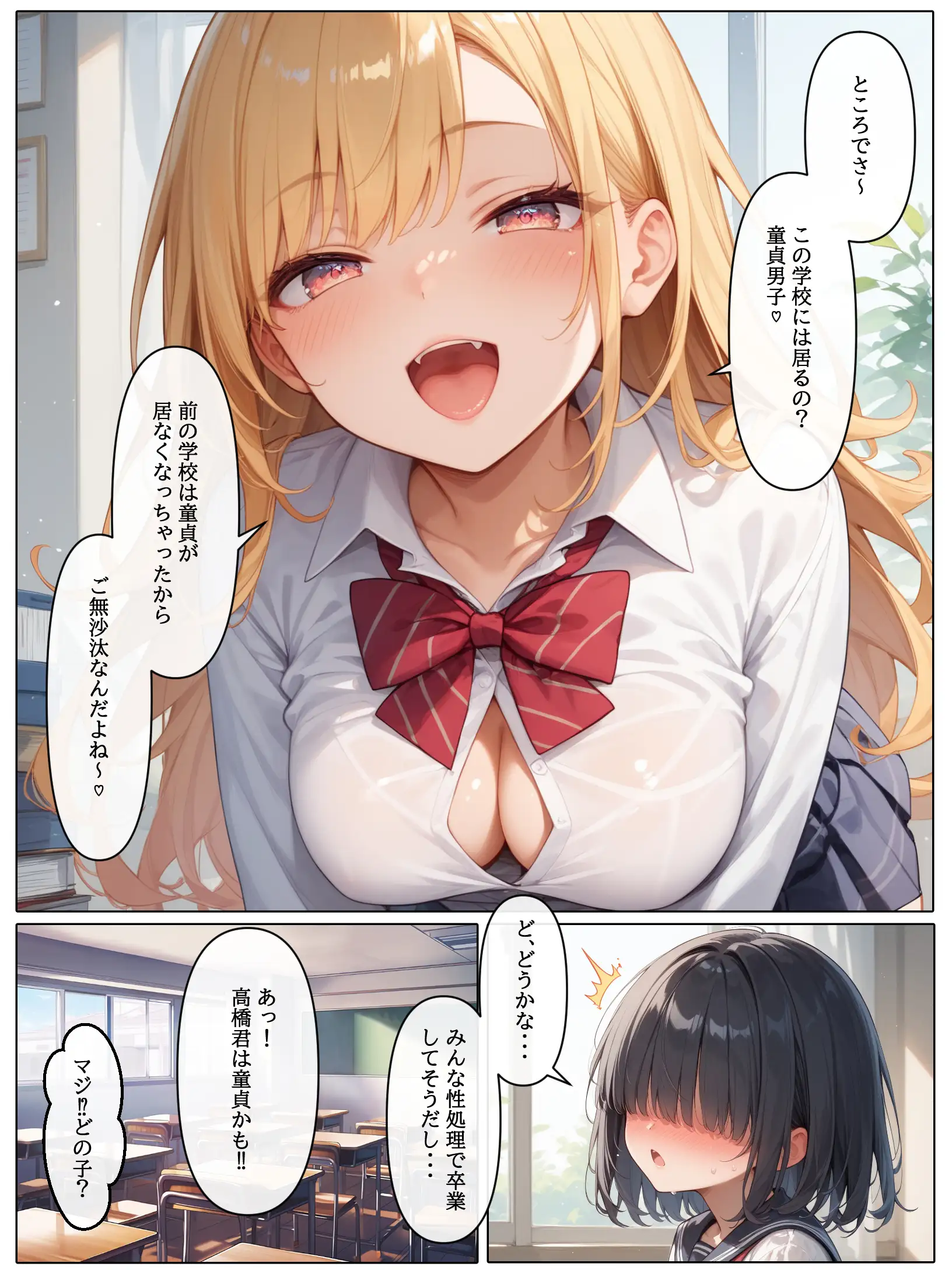 【コミック版】性処理学園〜ギャル転校生編〜 13ページ