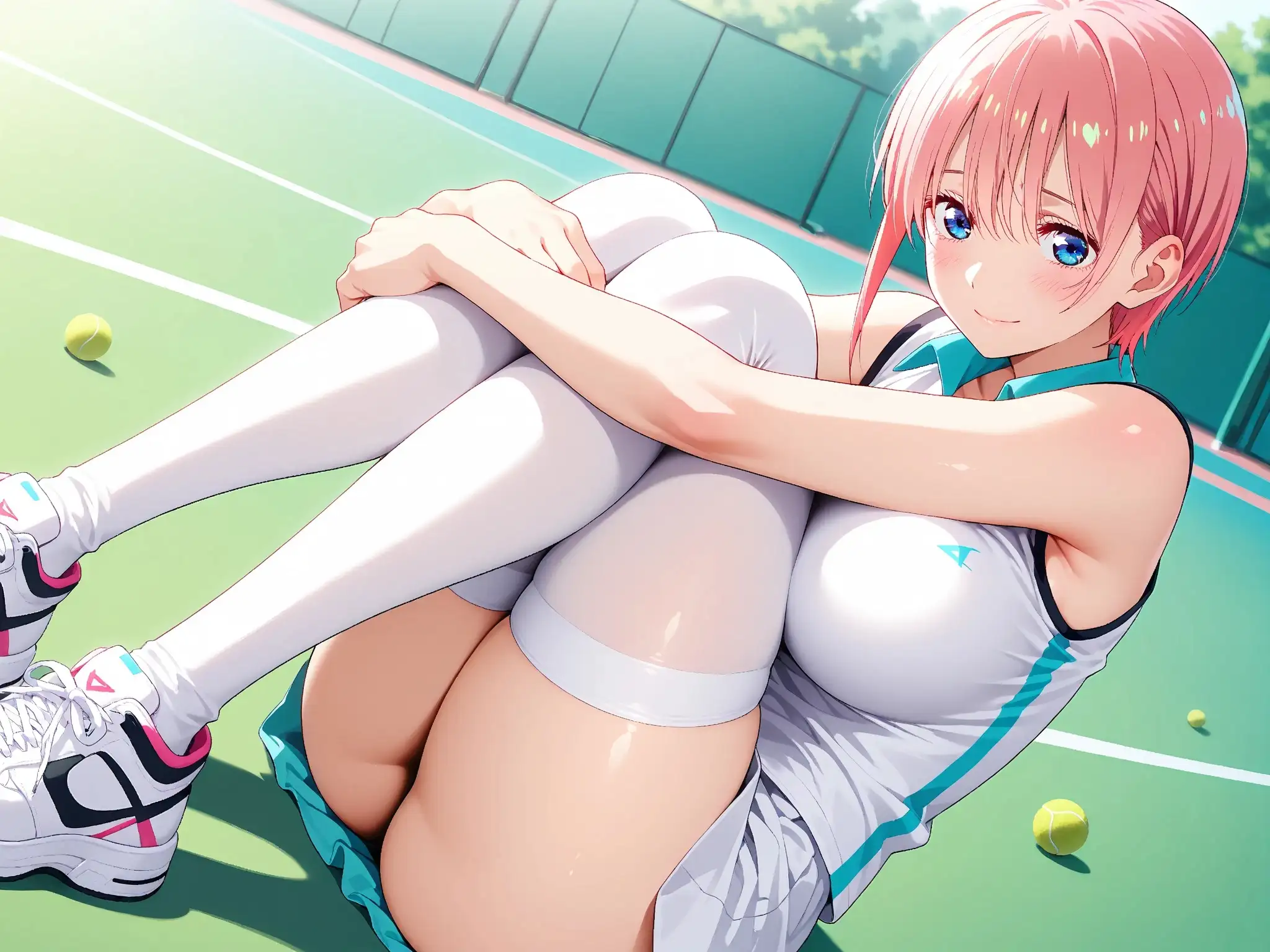 【発情ヒロイン】五●分の花嫁  中野●一花  テニスコートで性教育編 7ページ