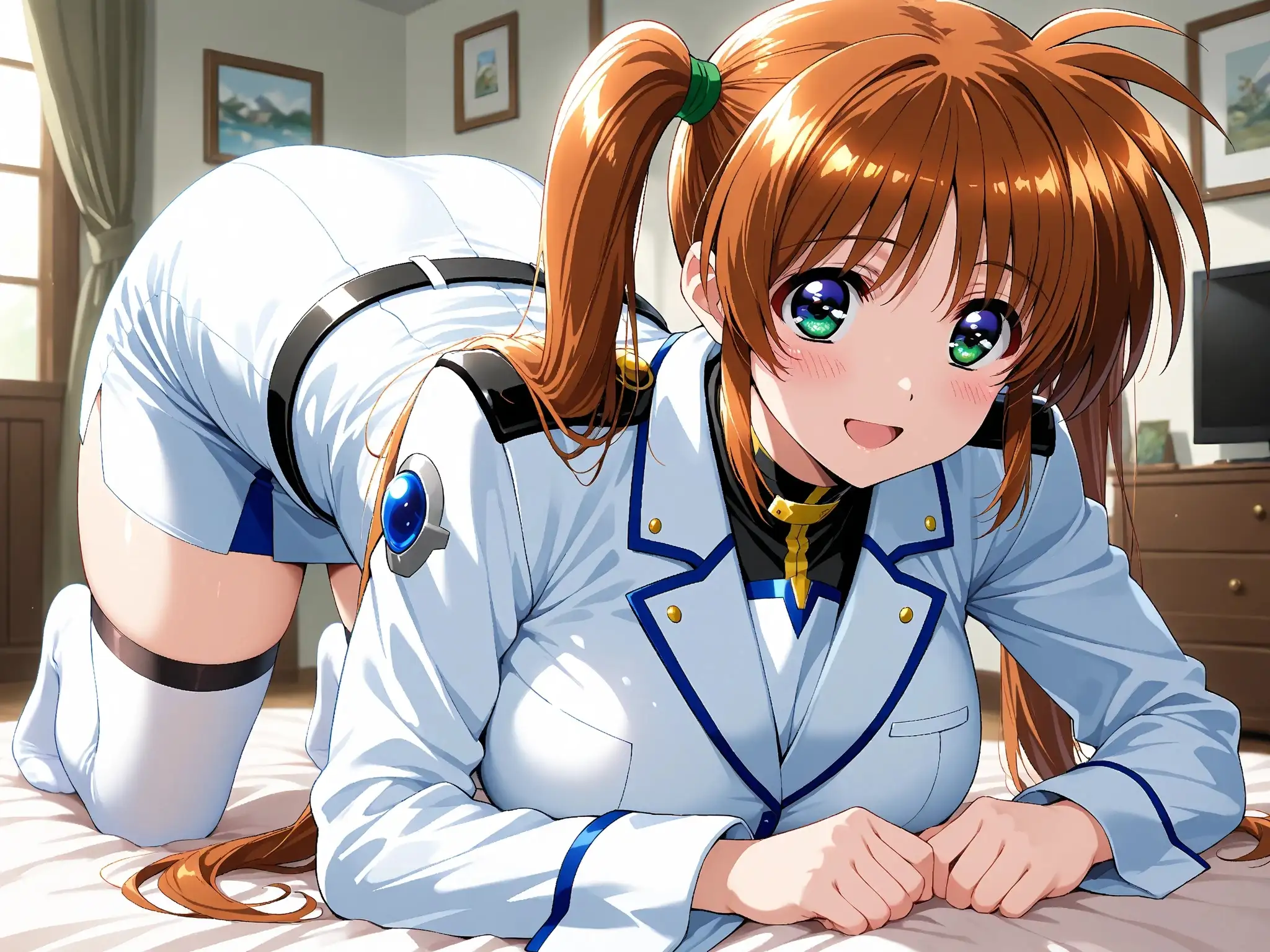 【雌イキヒロイン】魔法少女リ●カルなのは  おじさんと禁断の魔力供給  〜バリアジャケットのまま濃厚ザーメン注入〜 11ページ