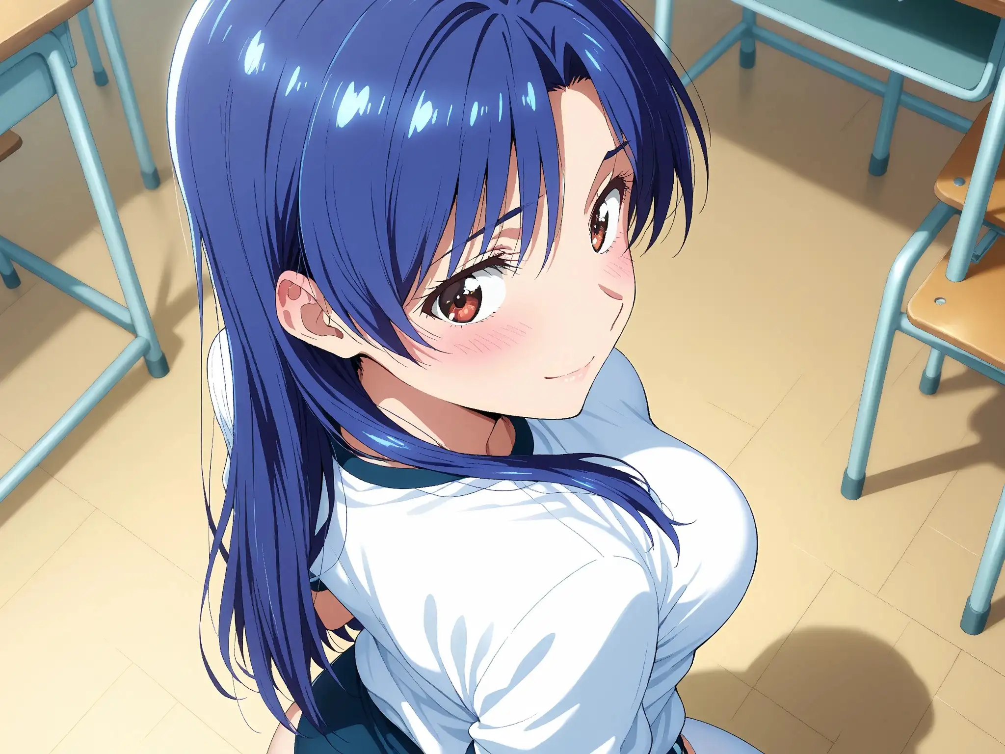 【雌イキヒロイン】アイドルマ●ター  如●千早  ブルマでスポンサーおじさんにご奉仕 6ページ