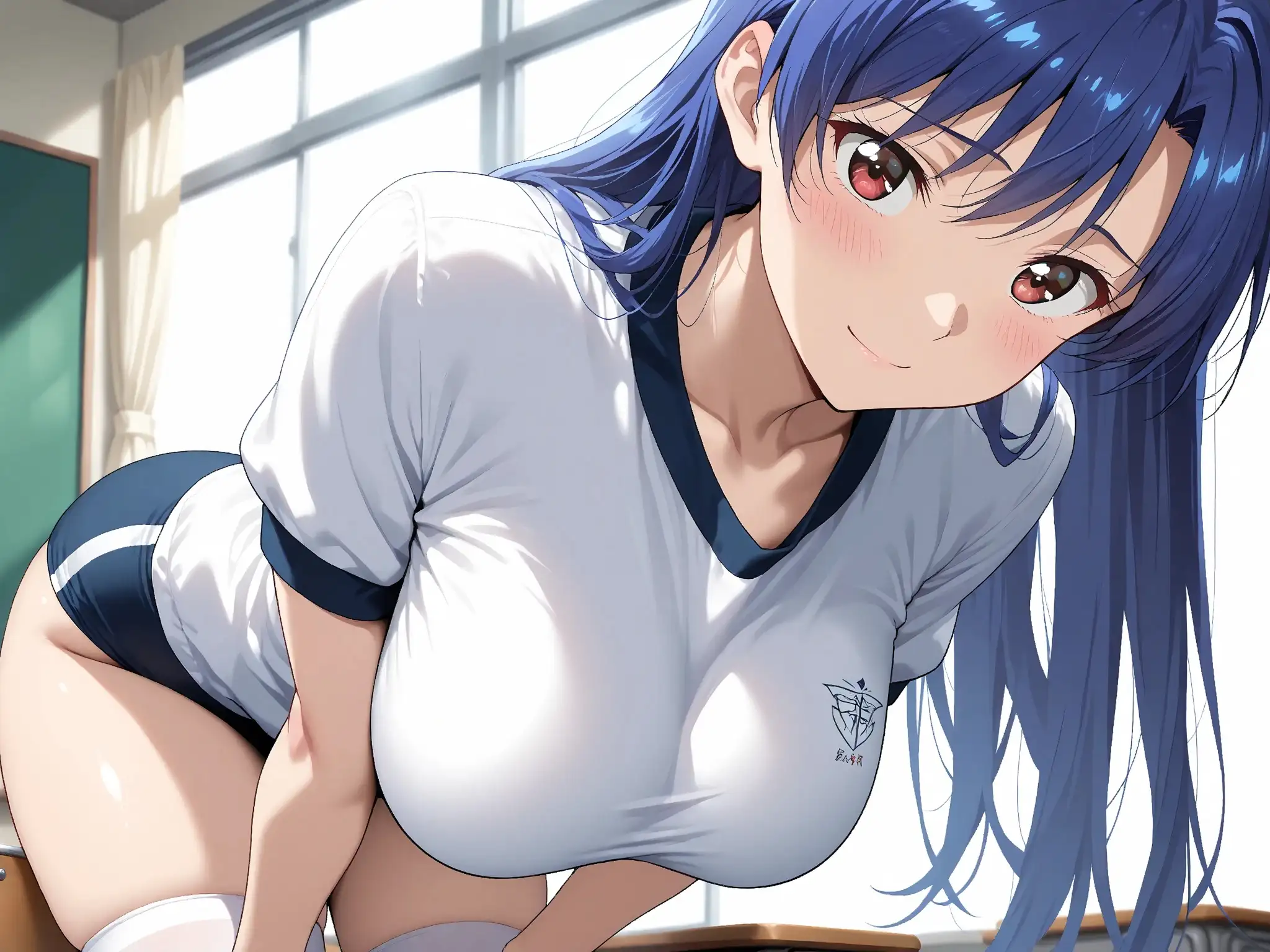 【雌イキヒロイン】アイドルマ●ター  如●千早  ブルマでスポンサーおじさんにご奉仕 8ページ