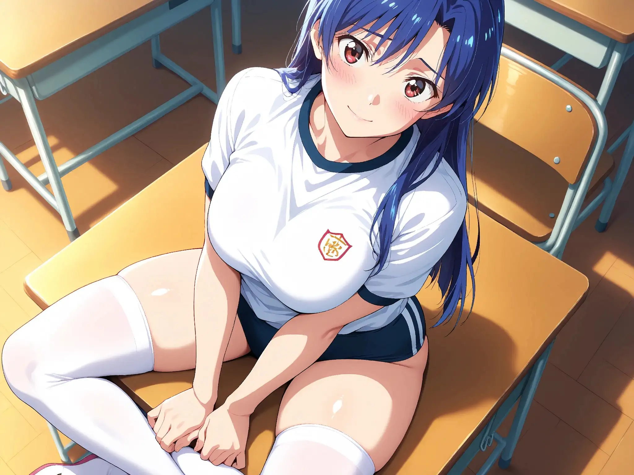 【雌イキヒロイン】アイドルマ●ター  如●千早  ブルマでスポンサーおじさんにご奉仕 10ページ