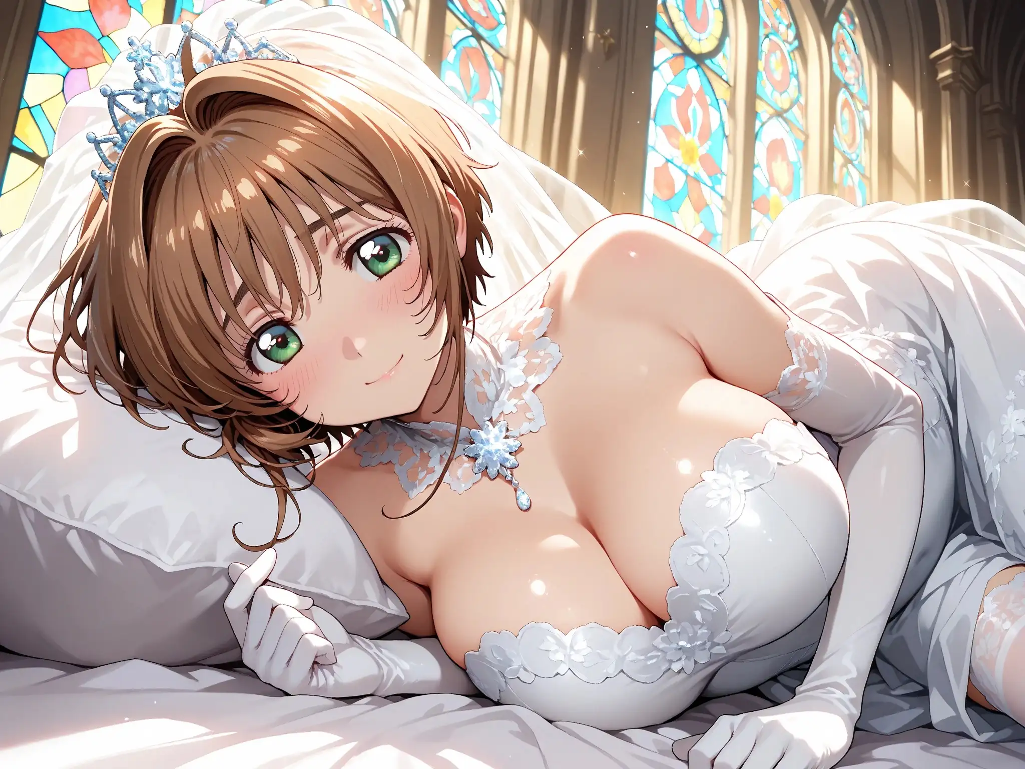 【雌イキヒロイン】 カード●ャプターさくら  純白ドレスの花嫁陵●〜カード使いの少女とおじさんの背徳の儀〜 5ページ