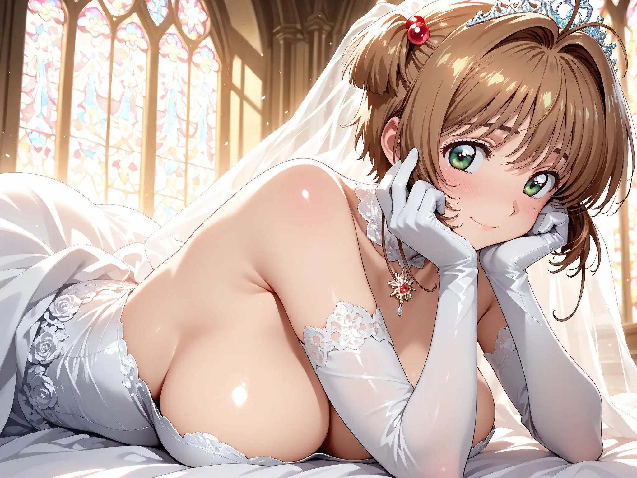 【雌イキヒロイン】 カード●ャプターさくら  純白ドレスの花嫁陵●〜カード使いの少女とおじさんの背徳の儀〜 6ページ