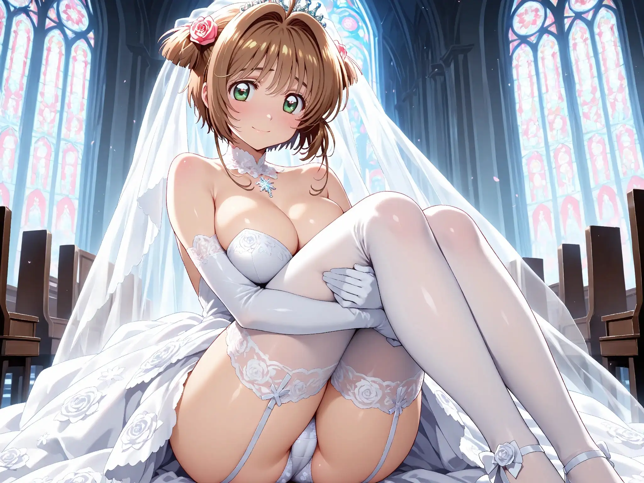 【雌イキヒロイン】 カード●ャプターさくら  純白ドレスの花嫁陵●〜カード使いの少女とおじさんの背徳の儀〜 7ページ