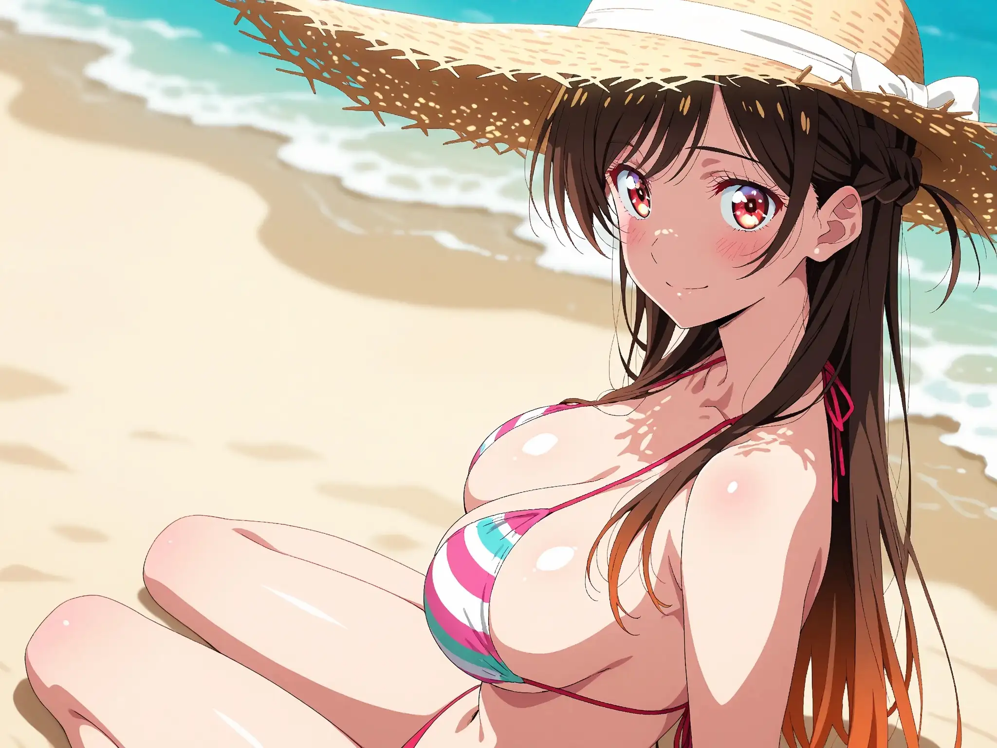 【プライベートビーチで独占契約】太客限定！レンタル彼女・水●千鶴をプライベートビーチで丸一日貸し切り契約！〜ビキニ姿で朝から晩まで言いなりHやり放題〜 11ページ