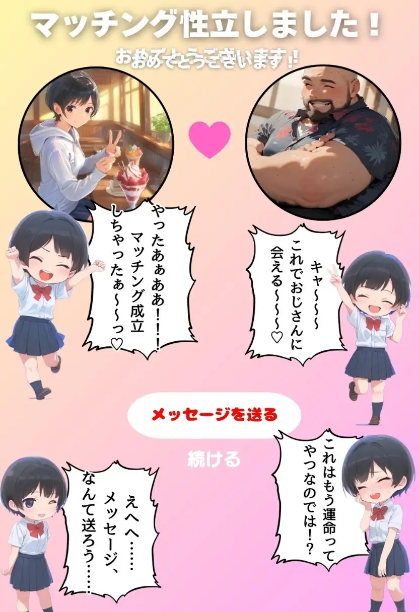 おじさん限定マッチングアプリ【おじ恋】で処女捧げちゃいました。 20ページ