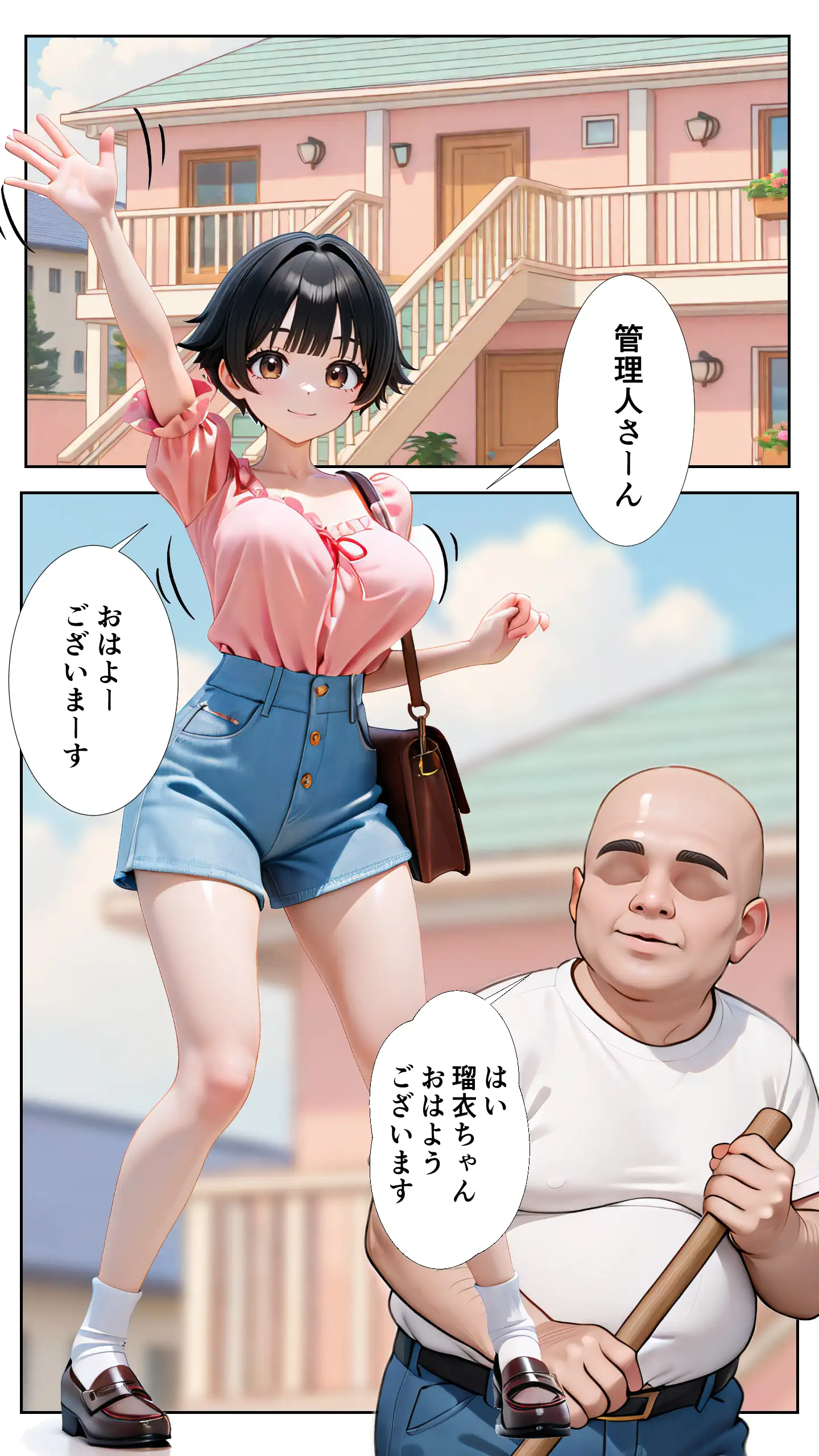 おぢさんに犯られた女〜家賃滞納編 1ページ