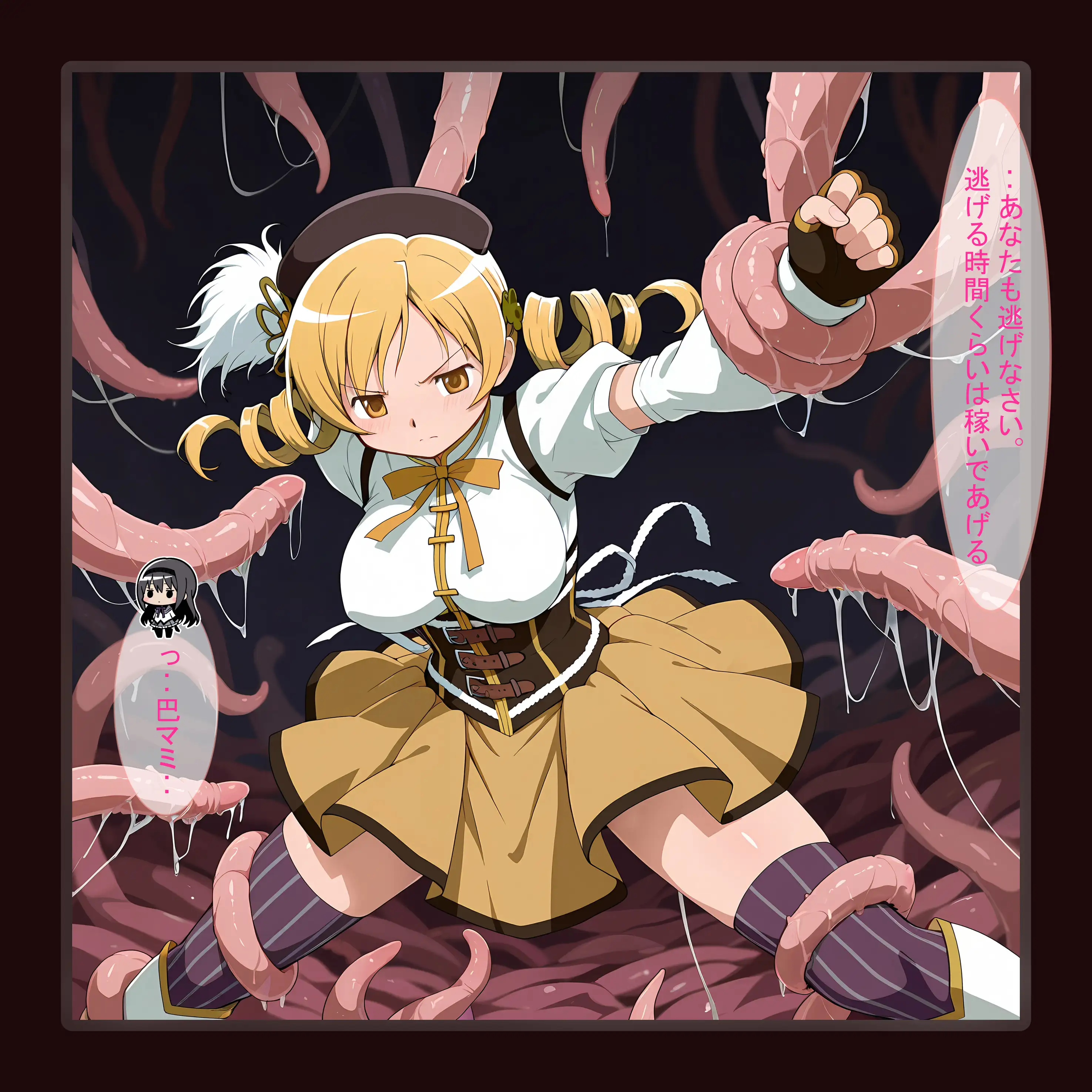 魔法少女まどか☆マ●カ〜触の魔女〜 9ページ