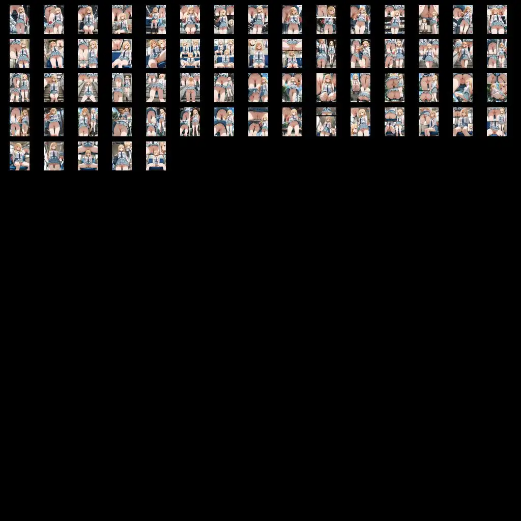 スカート内盗撮、着替え盗撮、野ション、野外露出風【喜多川海夢風1】 17ページ