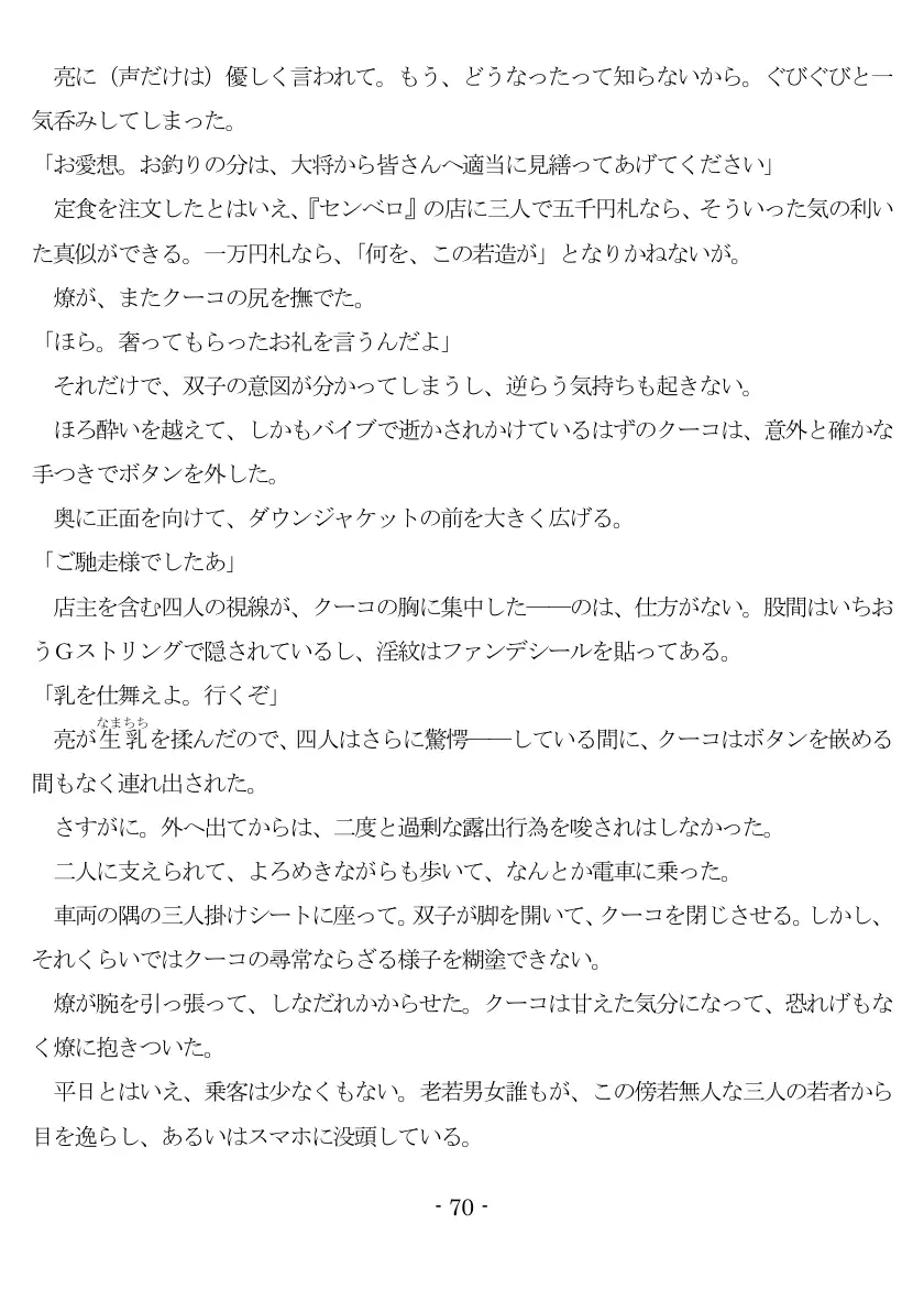 800万円のDVR:3惨虐搾取編 71ページ
