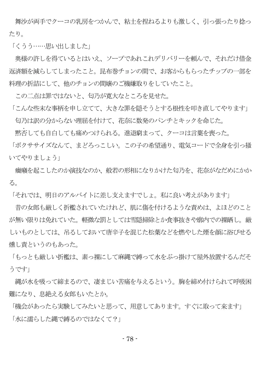 800万円のDVR:3惨虐搾取編 79ページ