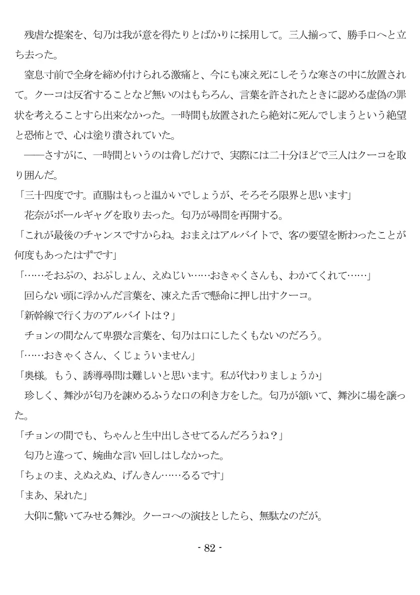 800万円のDVR:3惨虐搾取編 83ページ