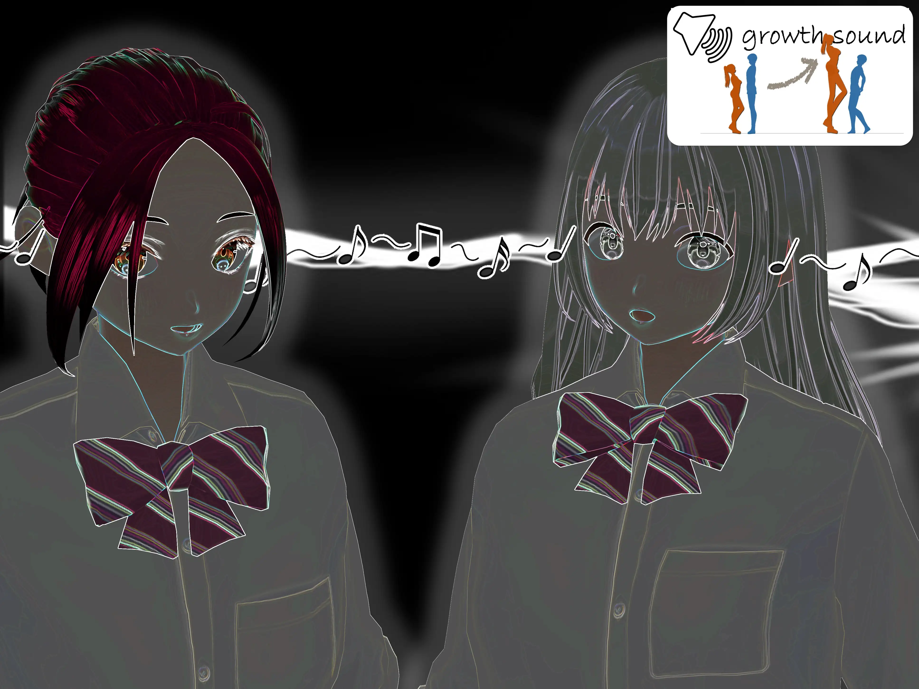 女子だけ成長 男子を追い抜く 成長音〜路地裏編〜 4ページ