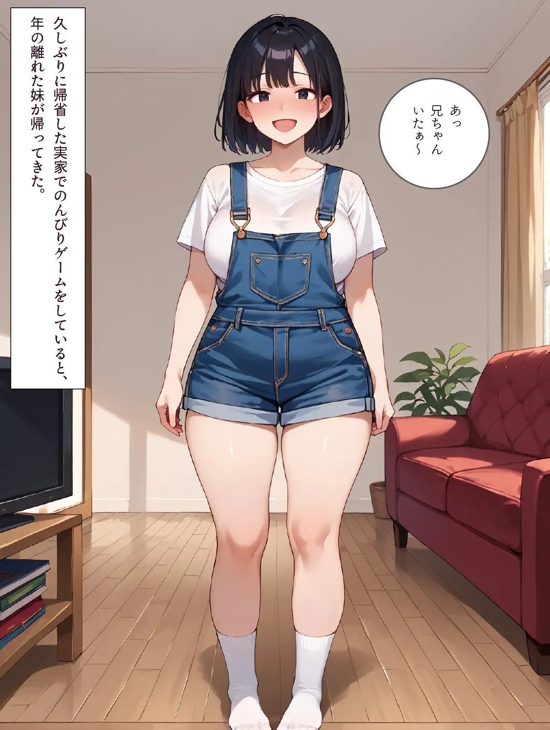 俺にめっちゃなついている妹といちゃラブ生セ●ス 3ページ