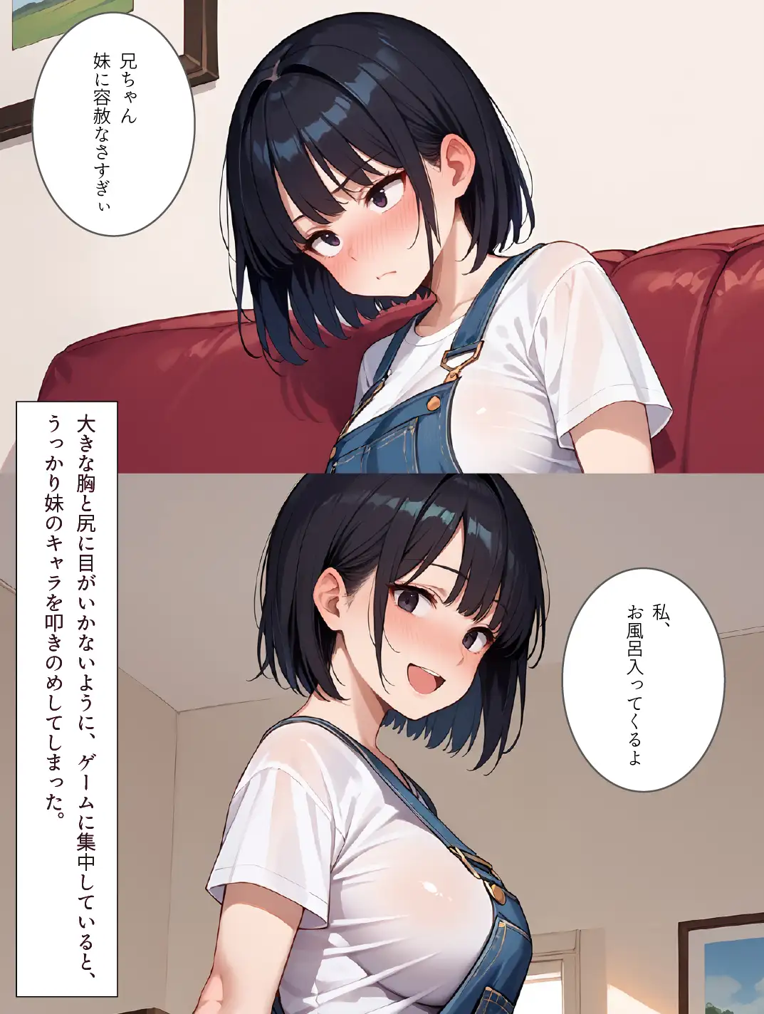 俺にめっちゃなついている妹といちゃラブ生セ●ス 9ページ