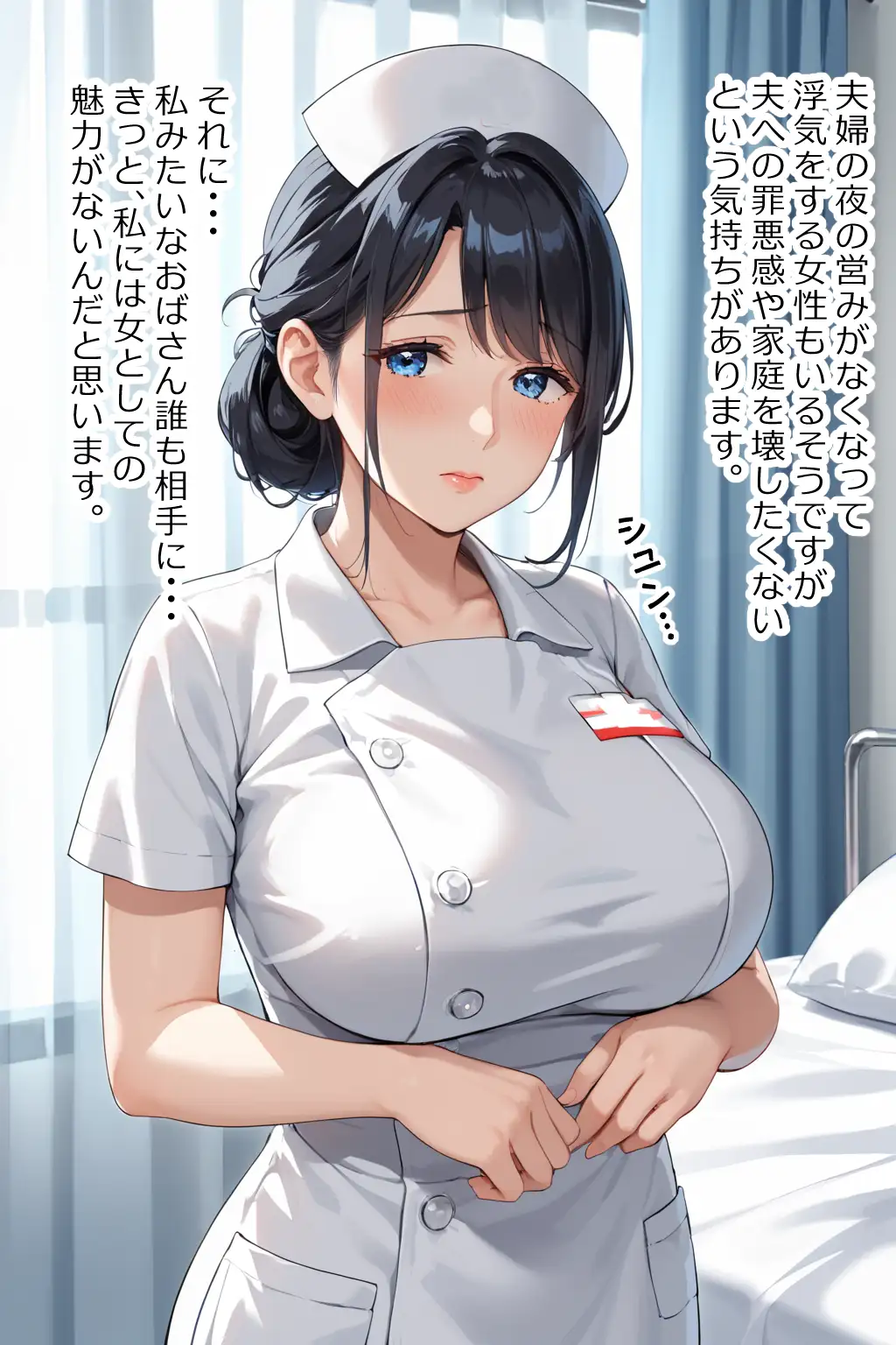 人妻ナースの寝取られ看護〜「あなた、ごめんなさい・・・あなたの知らない人に中出しされて・・・私、女の幸せを知ってしまったの・・・」 3ページ