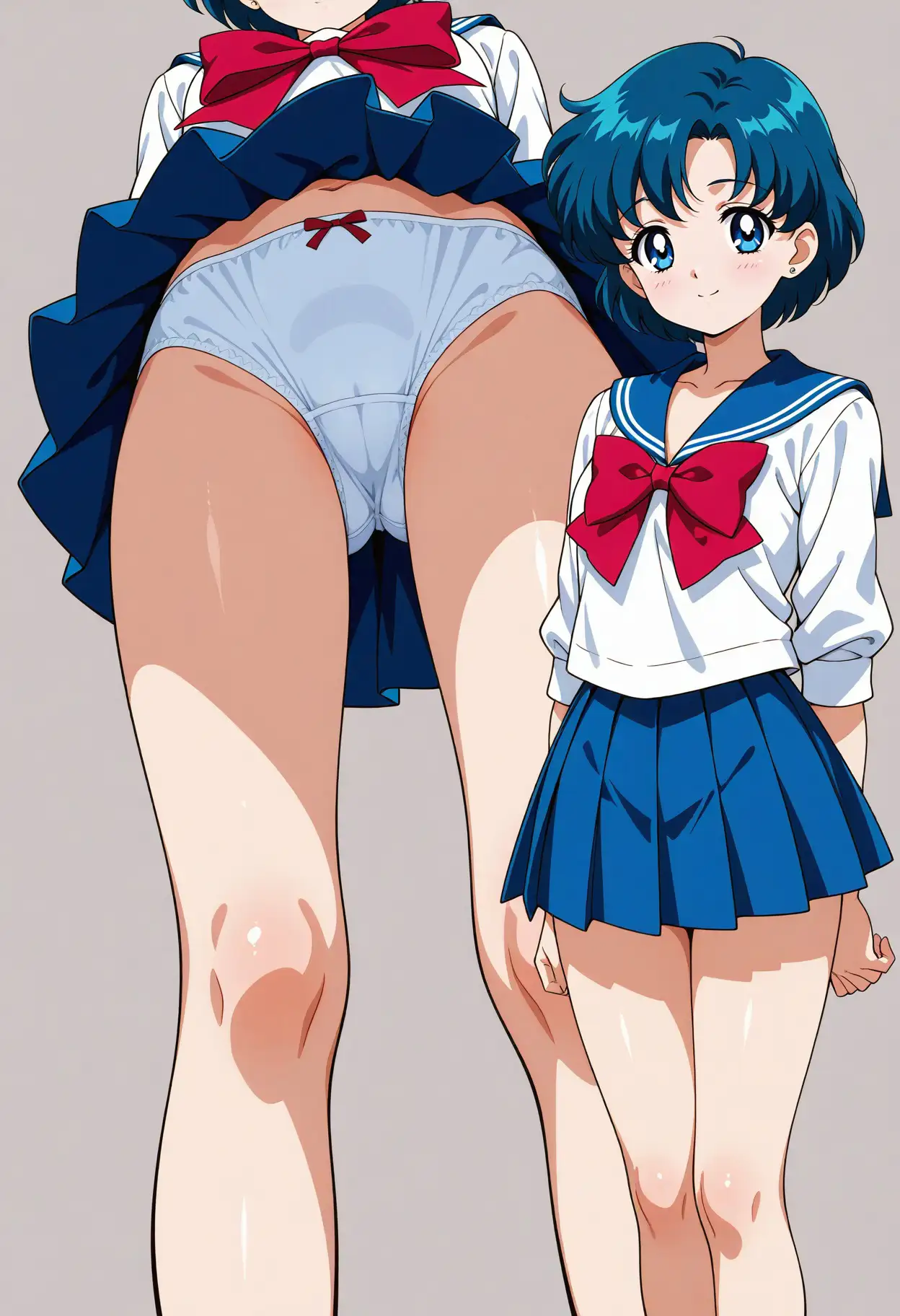 立ち絵とローアングル【水野亜美風1】 2ページ