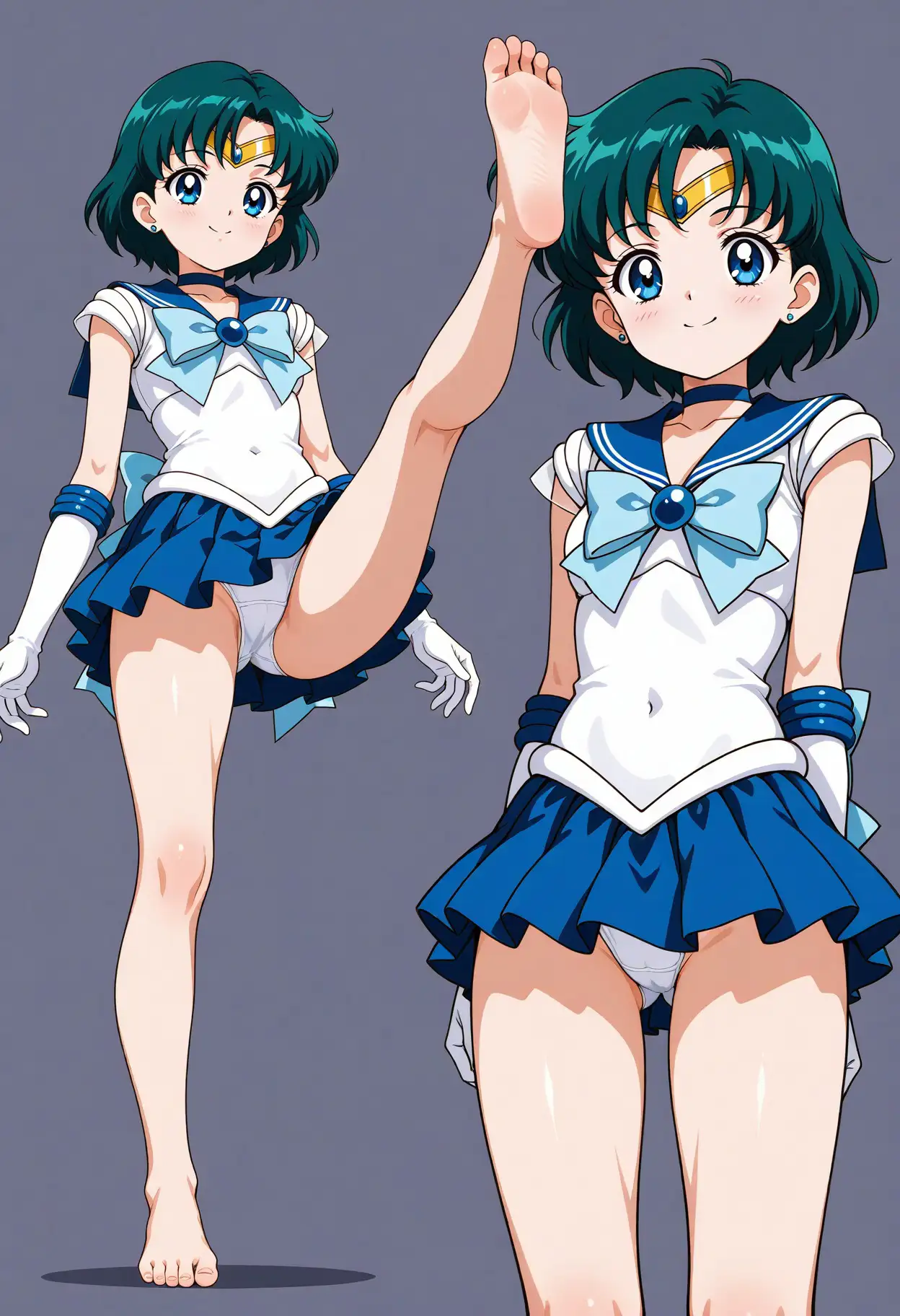 立ち絵とローアングル【水野亜美風1】 3ページ