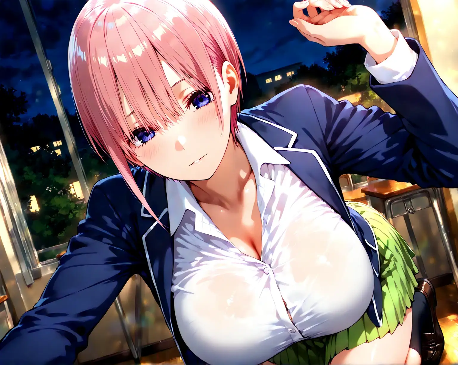 爆乳淫乱花嫁たちの醜態【五等分の花〇のアへ顔堕ちコスプレ集】 1ページ