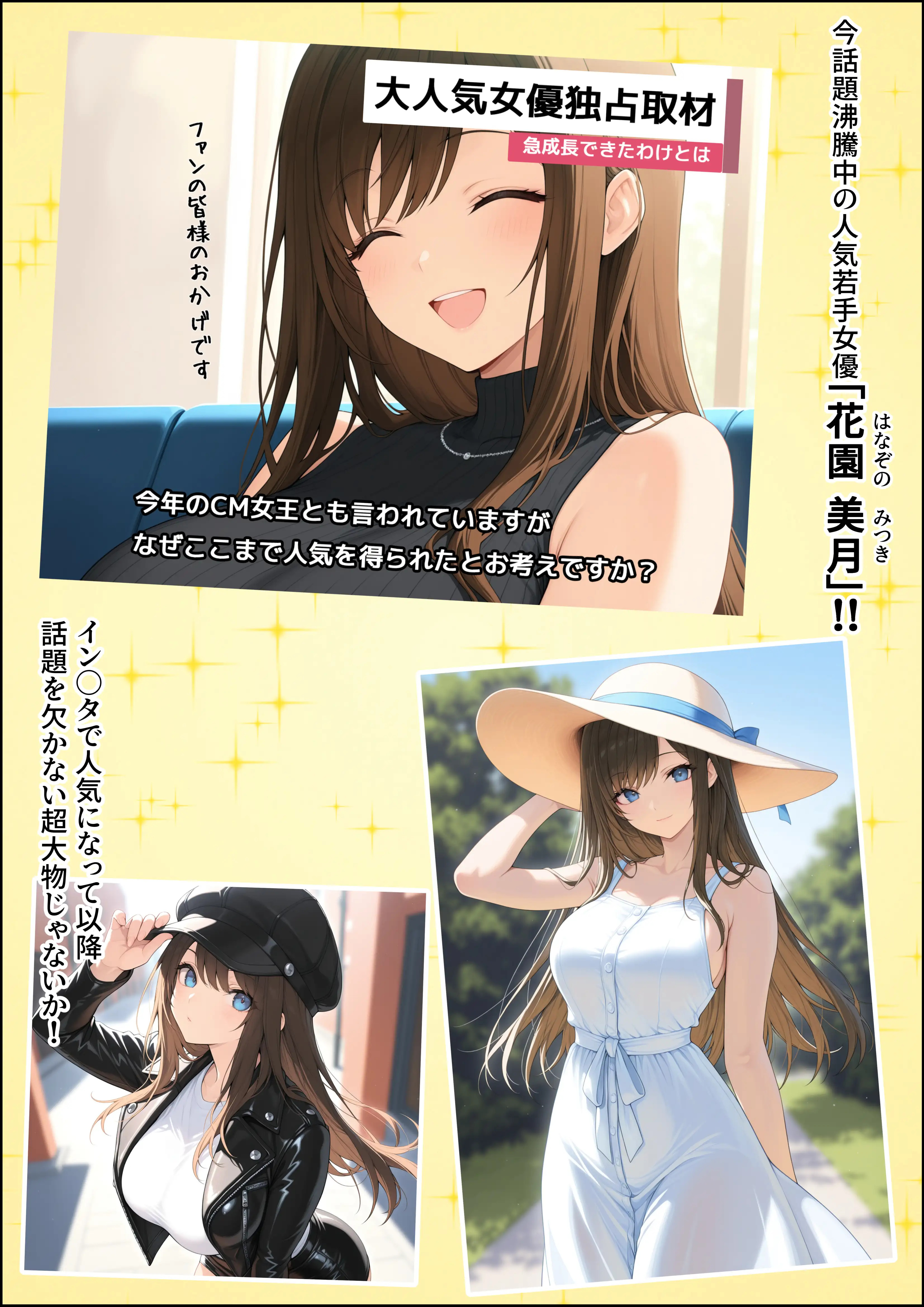 一獲千女〜女が当たる宝くじで一等を当てた男〜【人気若手女優編】 3ページ