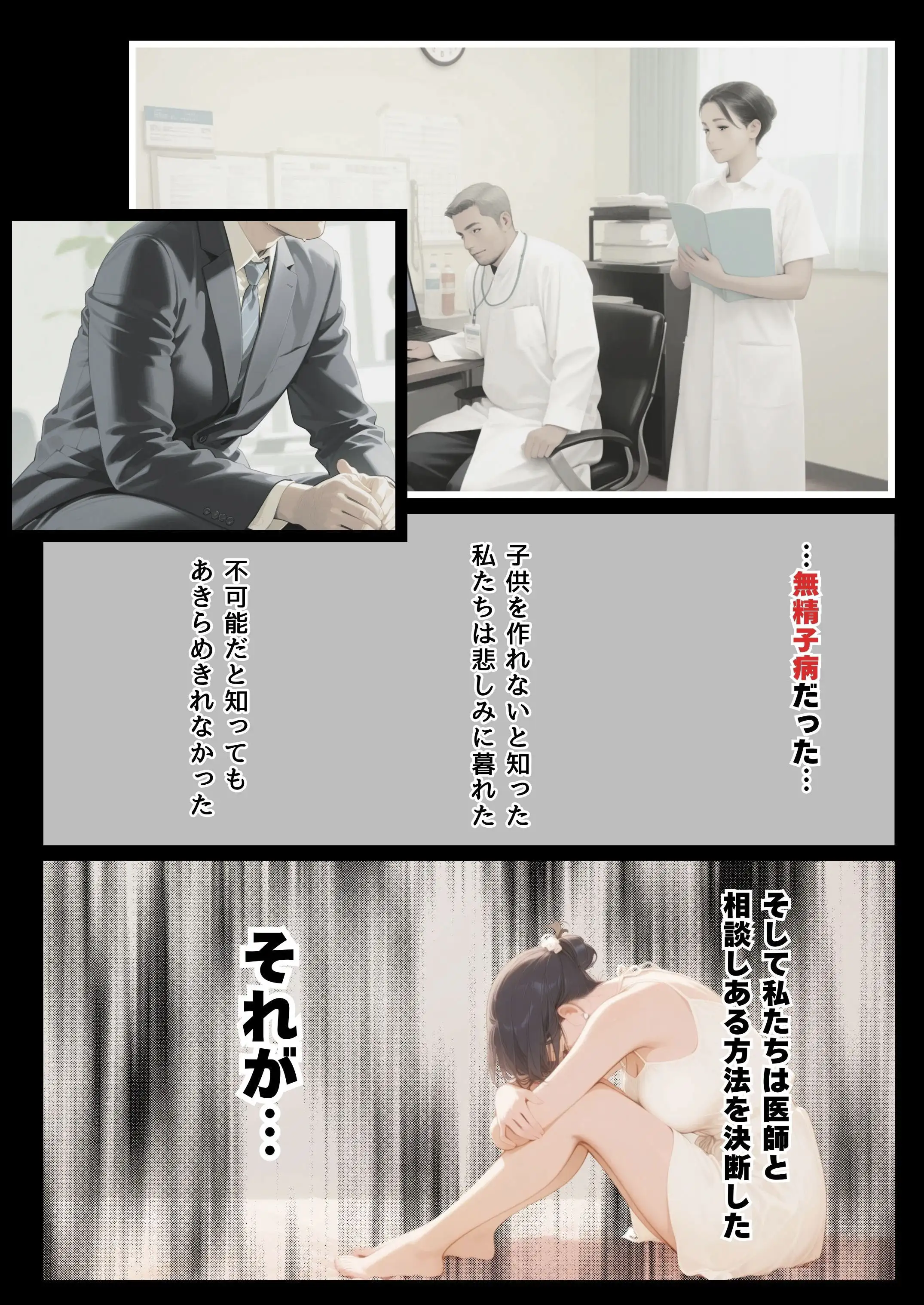 不妊治療のため親戚のおばさんと性交渉する話 8ページ