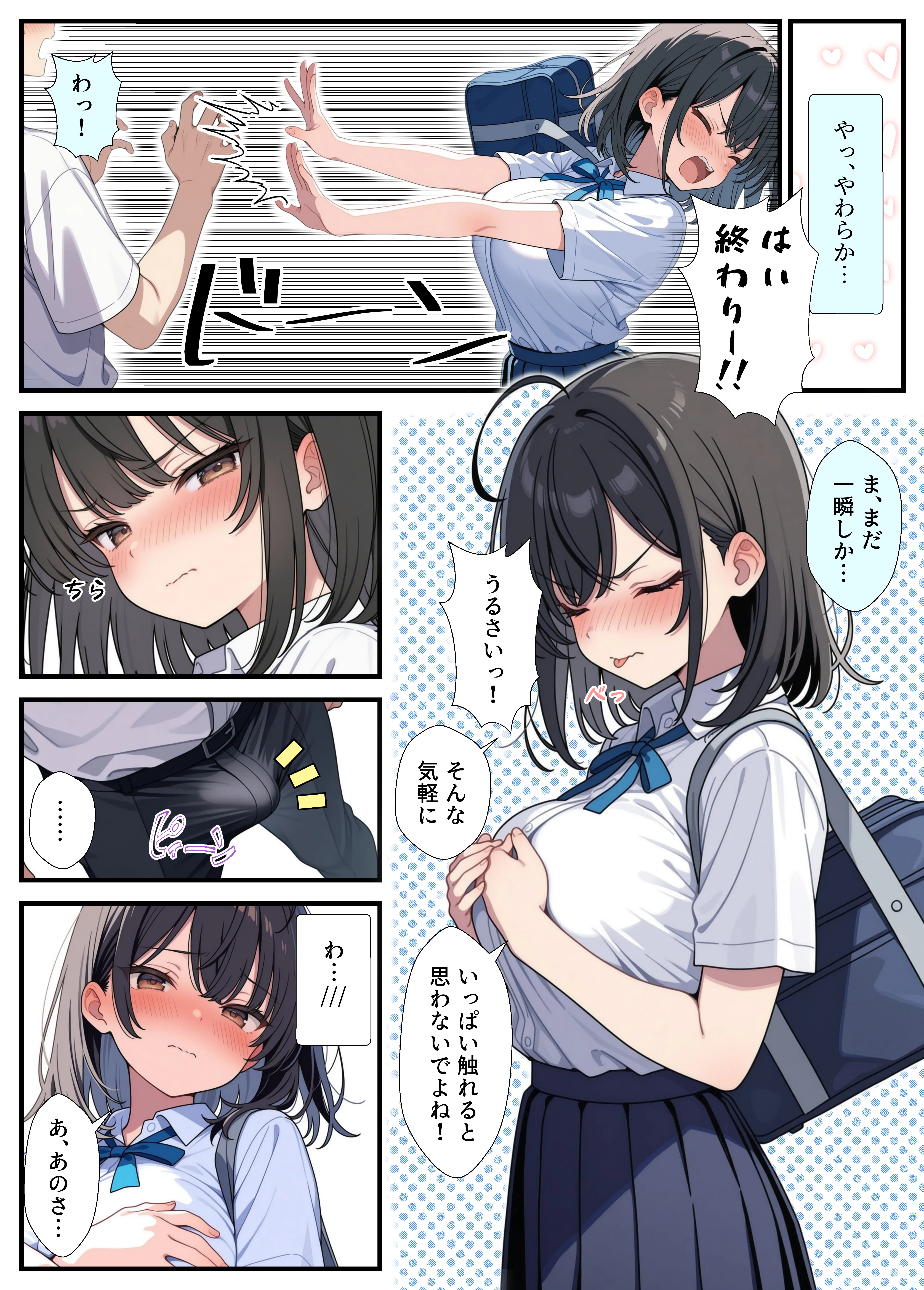 黒髪巨乳の幼馴染が──彼氏との初H直前に見知らぬ男の催●で堕とされる話 5ページ