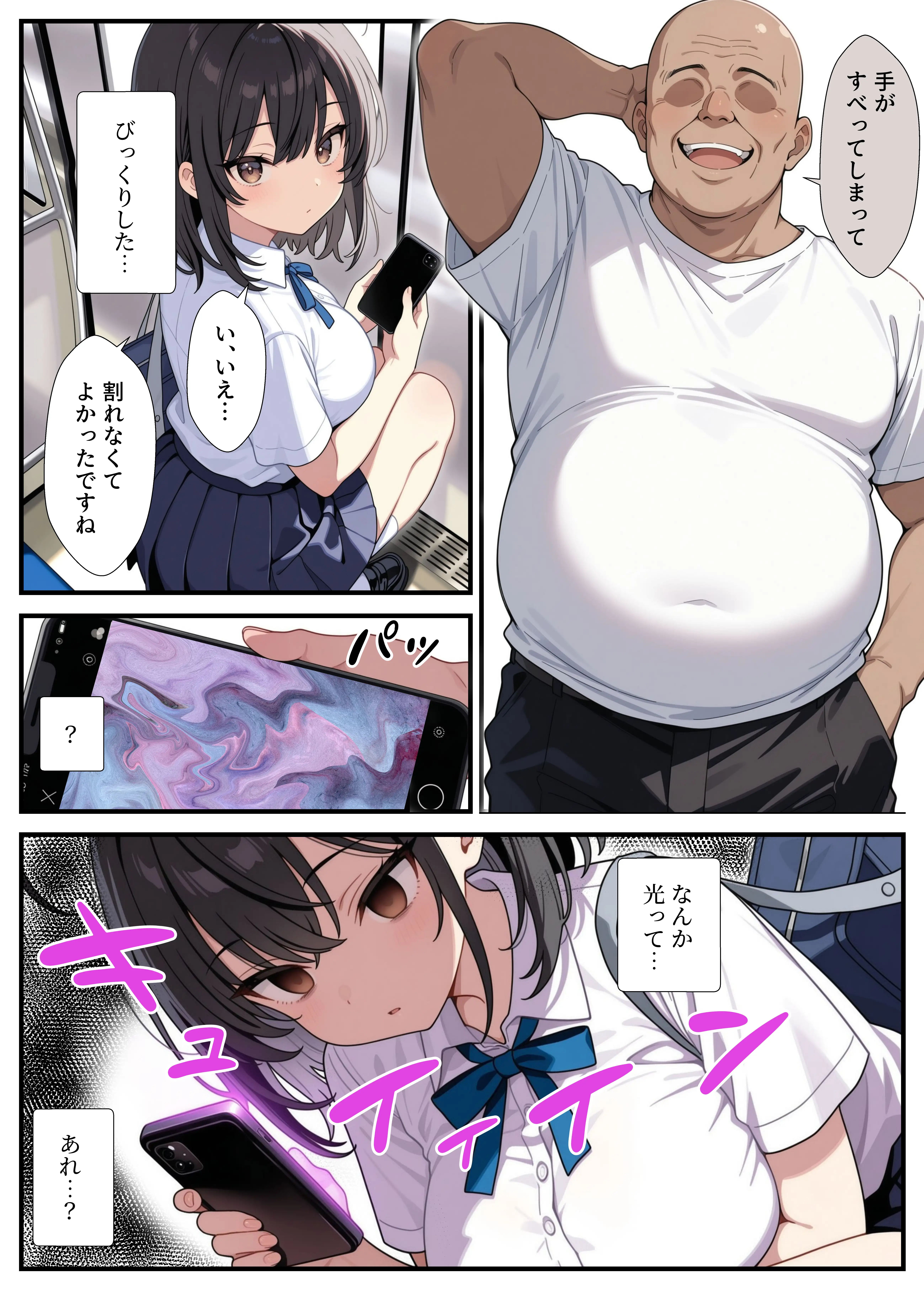 黒髪巨乳の幼馴染が──彼氏との初H直前に見知らぬ男の催●で堕とされる話 10ページ