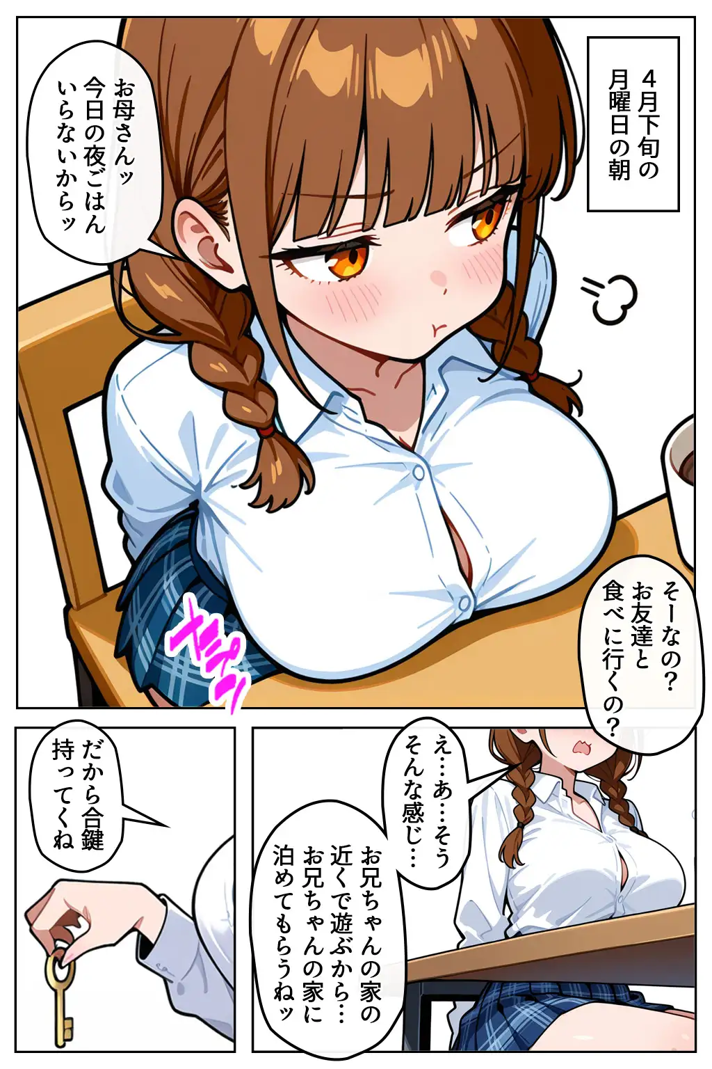 巨乳なツンデレ妹はほっとけない〜兄の家侵入編〜 3ページ