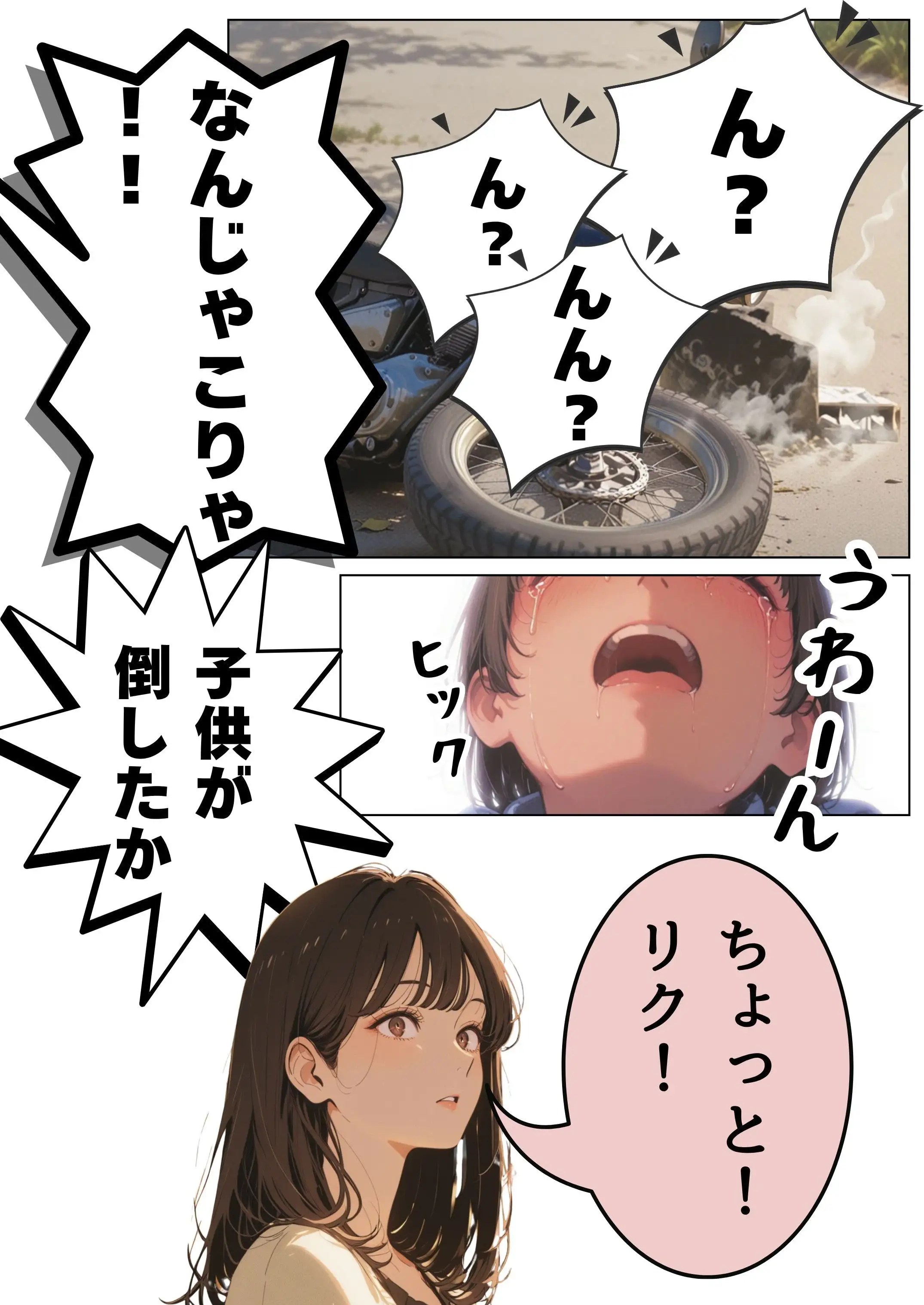 バイクを壊した人妻が弁償できないとどうなるか 6ページ