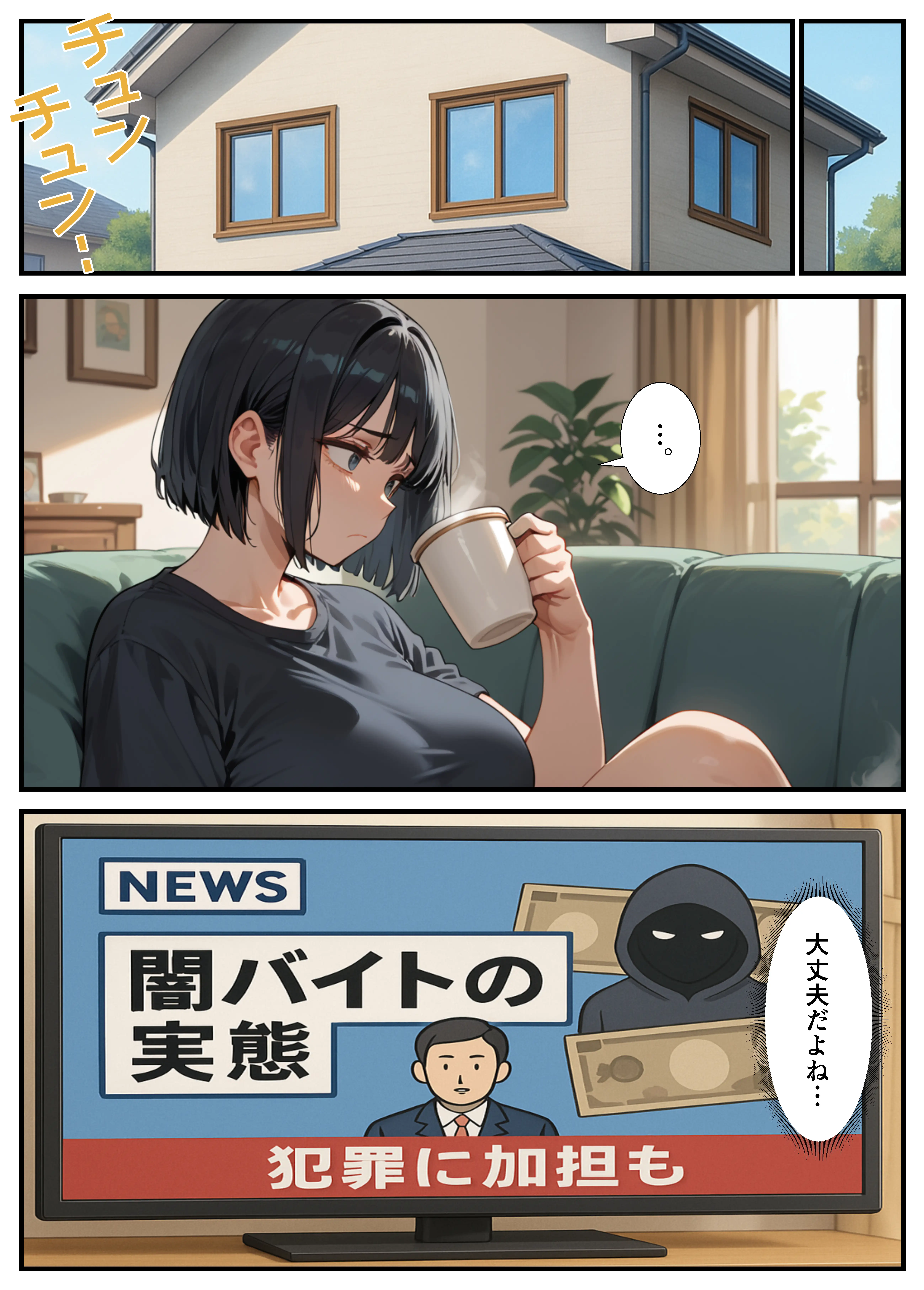 闇バイトでAVに出演したら人生終了した話 12ページ