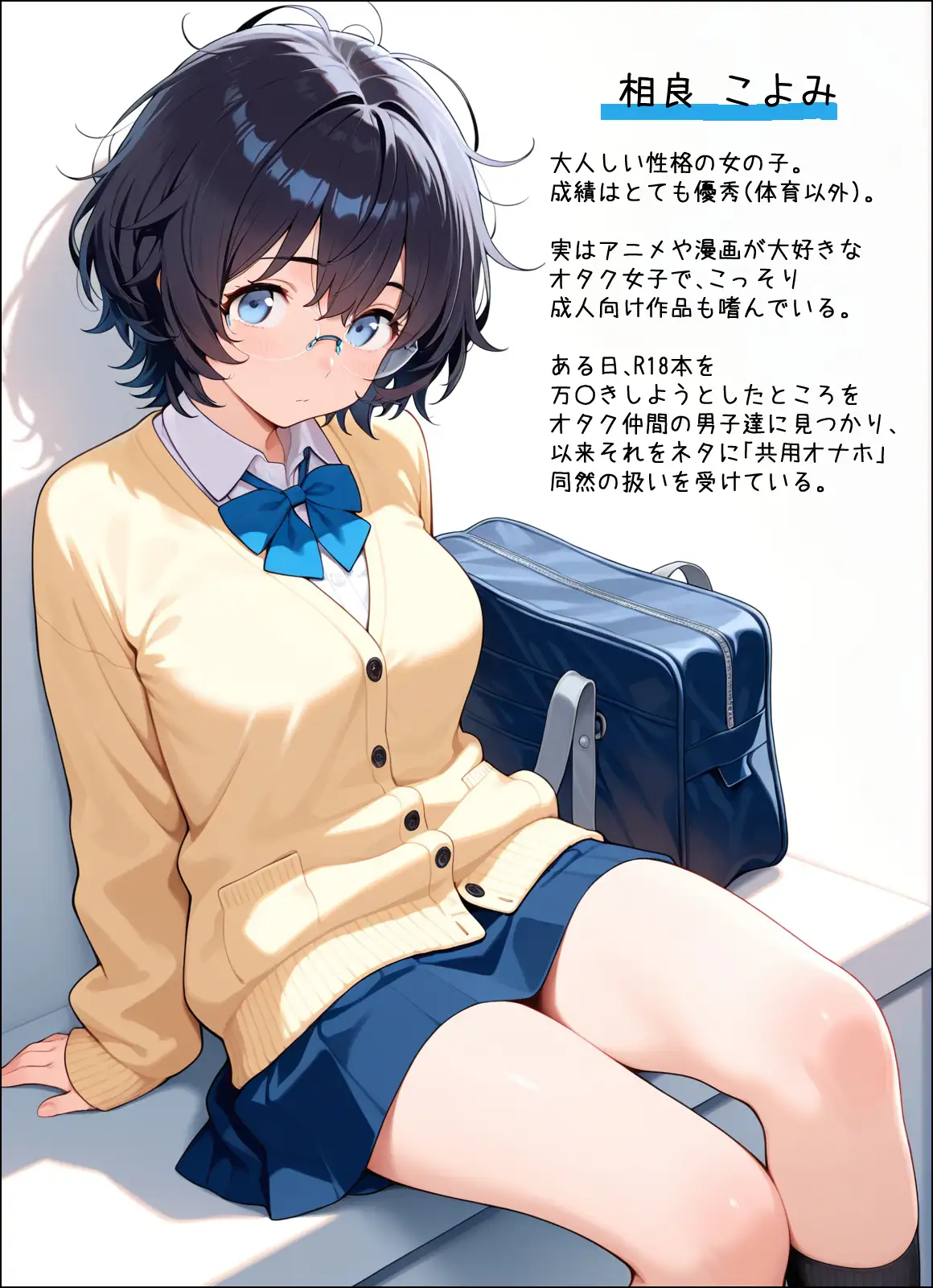 地味メガネちゃんは生オナホ 2ページ