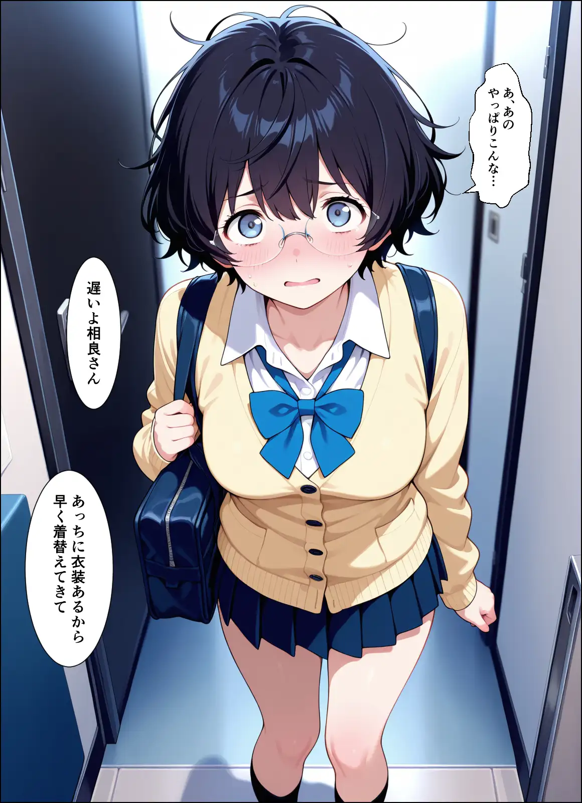 地味メガネちゃんは生オナホ 5ページ