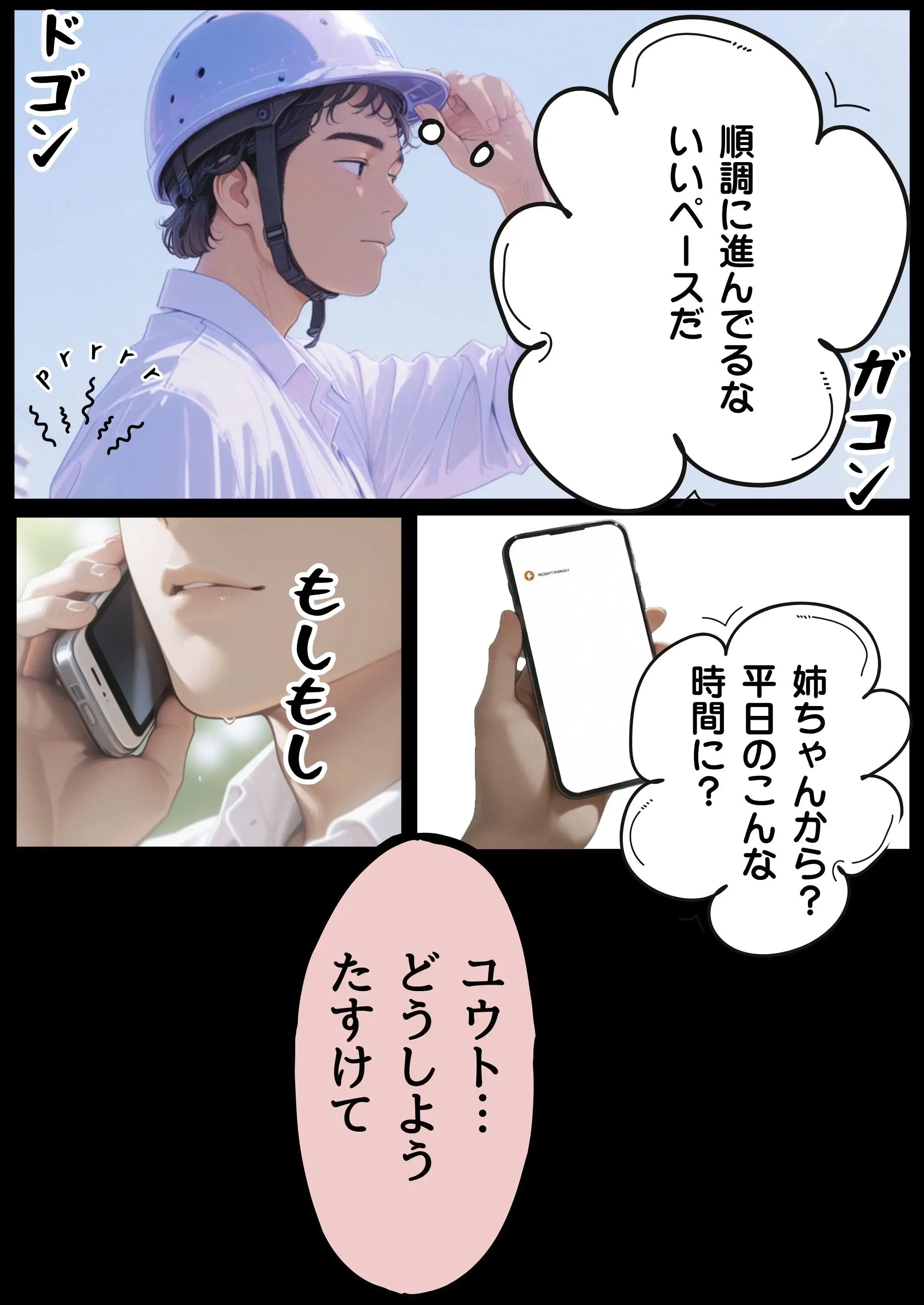 未亡人の姉に迫られた弟は 4ページ