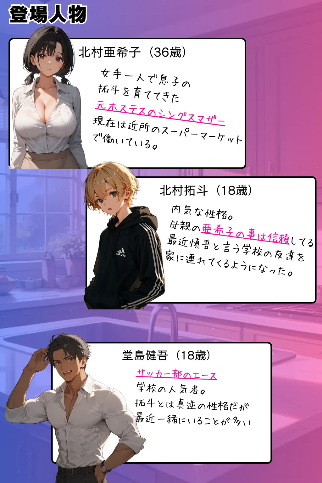 僕の自慢の母さんが同級生に’アナル調教’されていた話。後編 2ページ