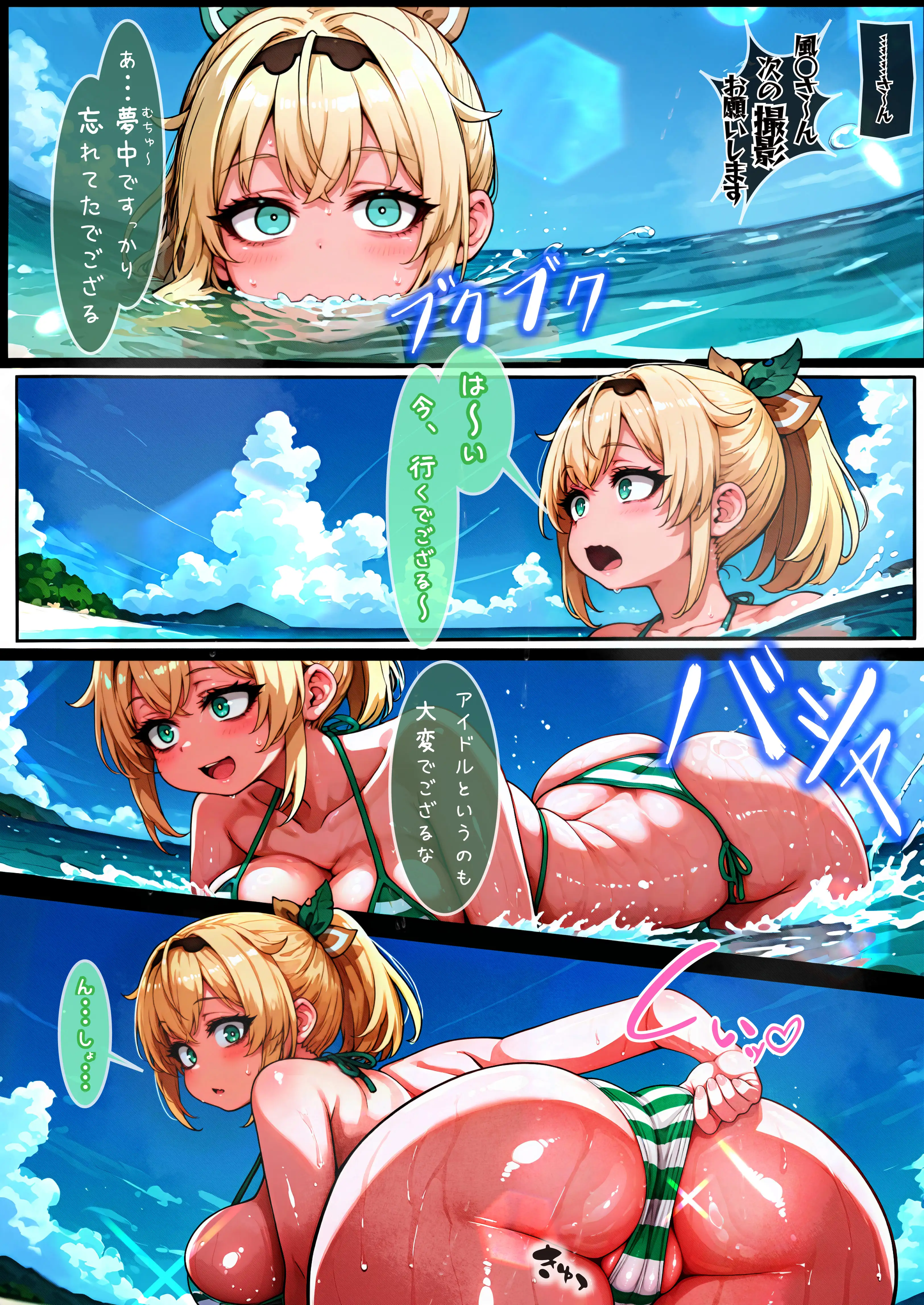 ほろえっちらいぶ 風◯いろは ござるちゃん常識改変！？ちん媚び デカ乳 フェラチオ侍 8ページ