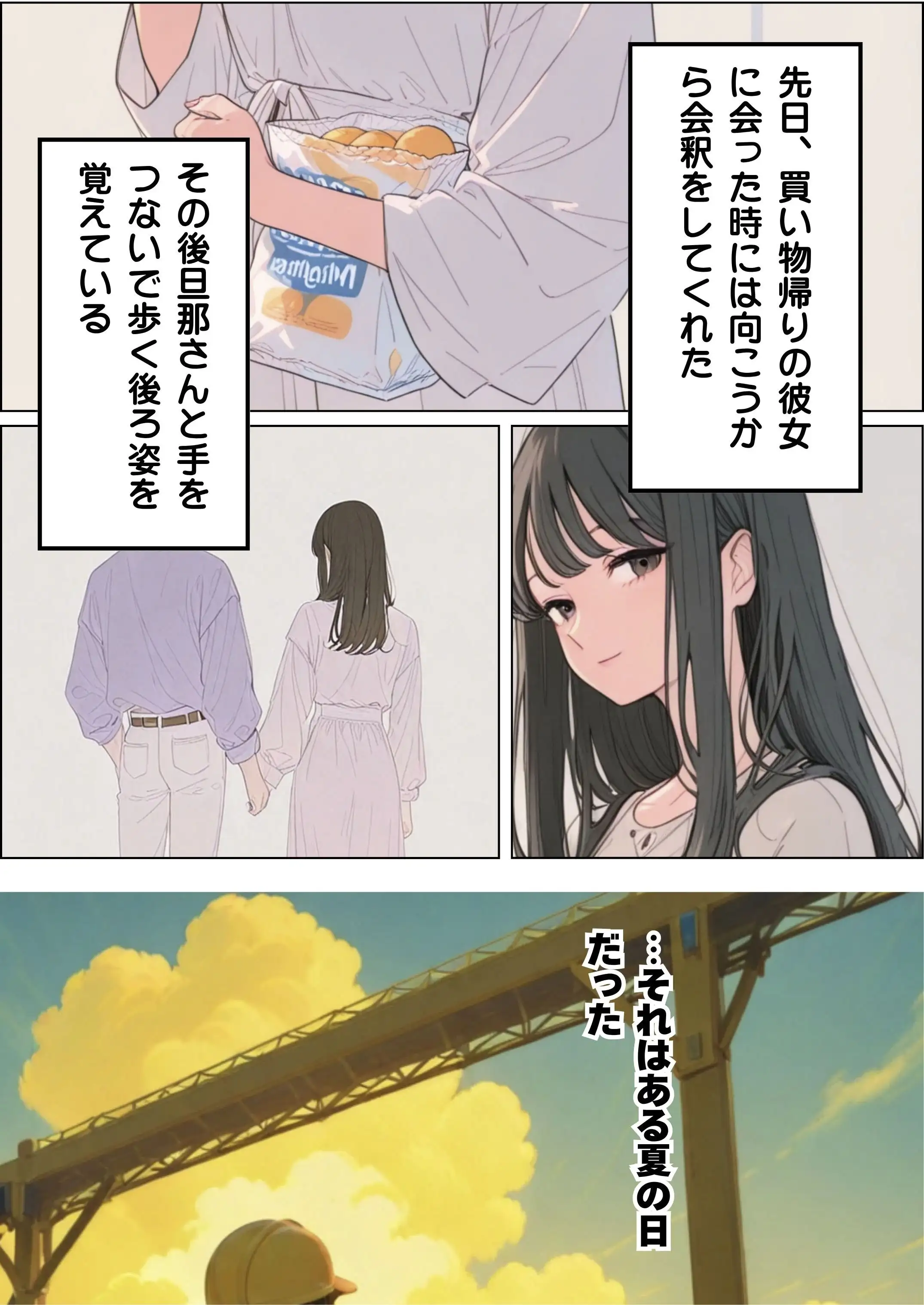 近所の人妻がエアコンが壊れたというので訪ねてきました 4ページ