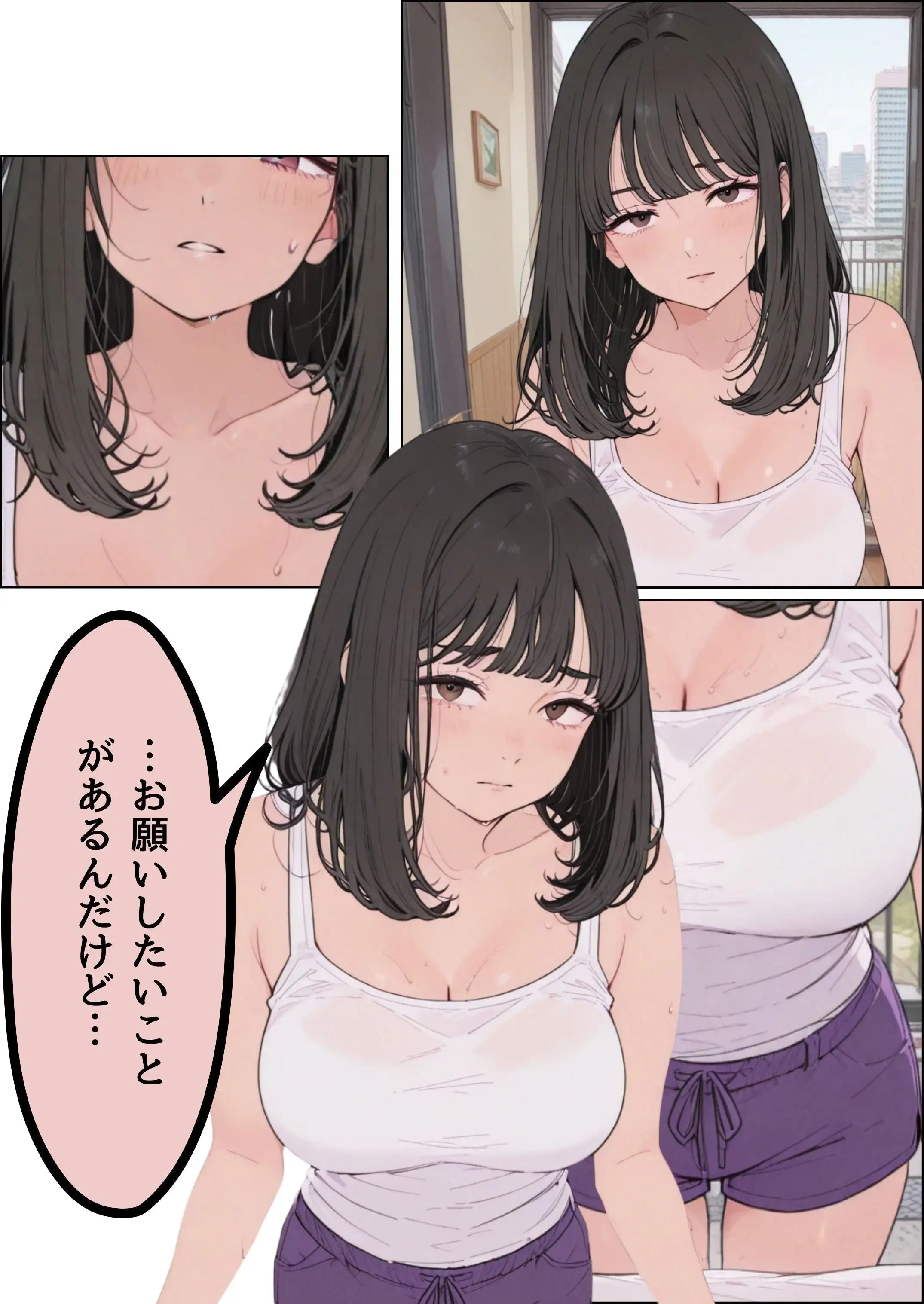 近所の人妻がエアコンが壊れたというので訪ねてきました 6ページ