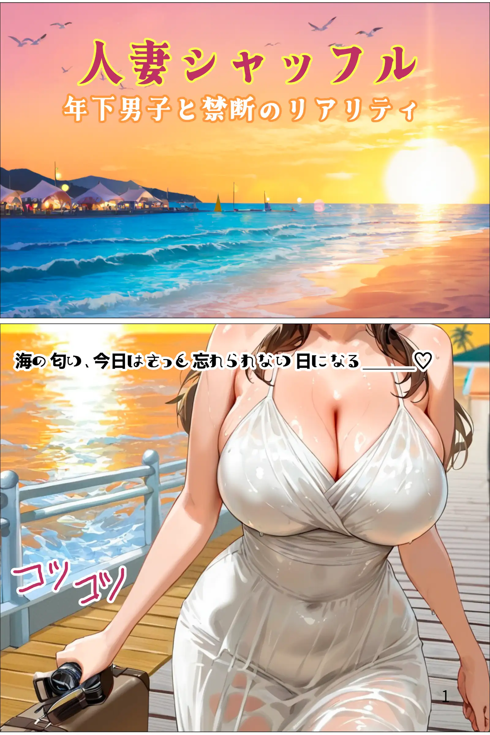 人妻シャッフル〜年下男子と禁断のリアリティ 1ページ