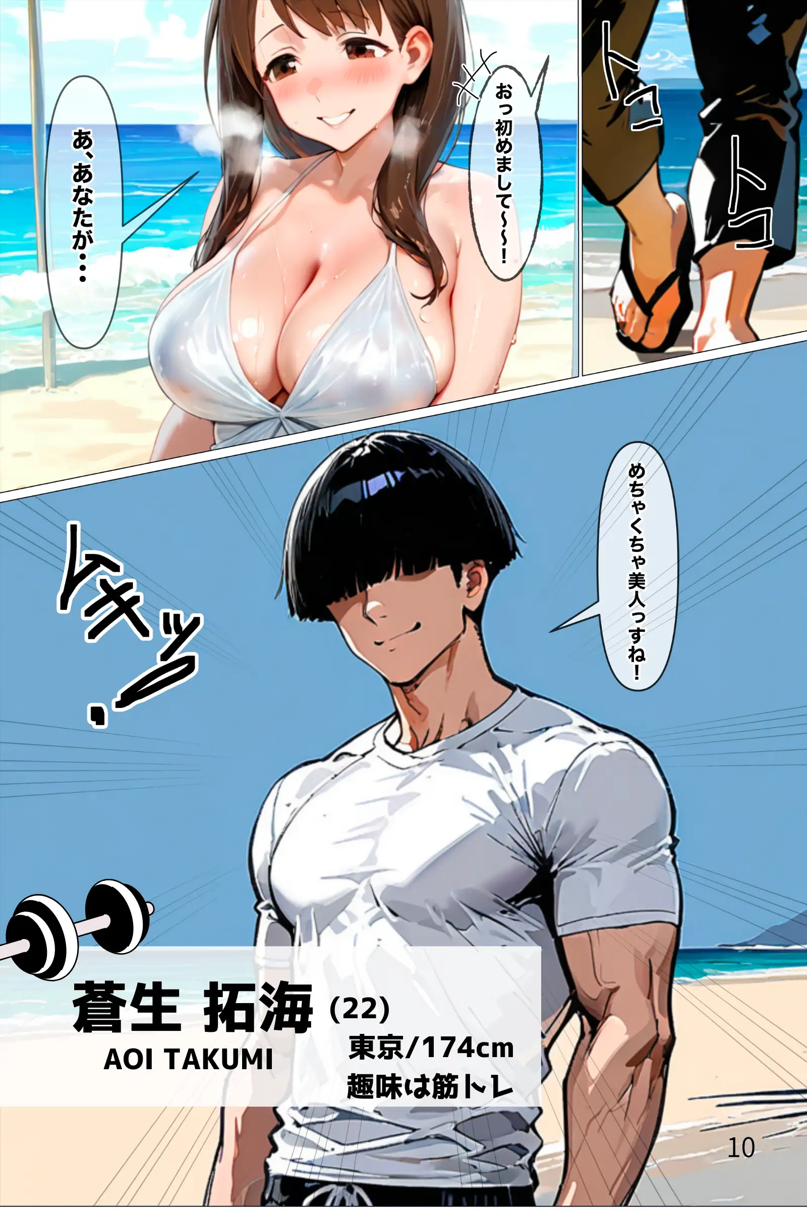 人妻シャッフル〜年下男子と禁断のリアリティ 10ページ