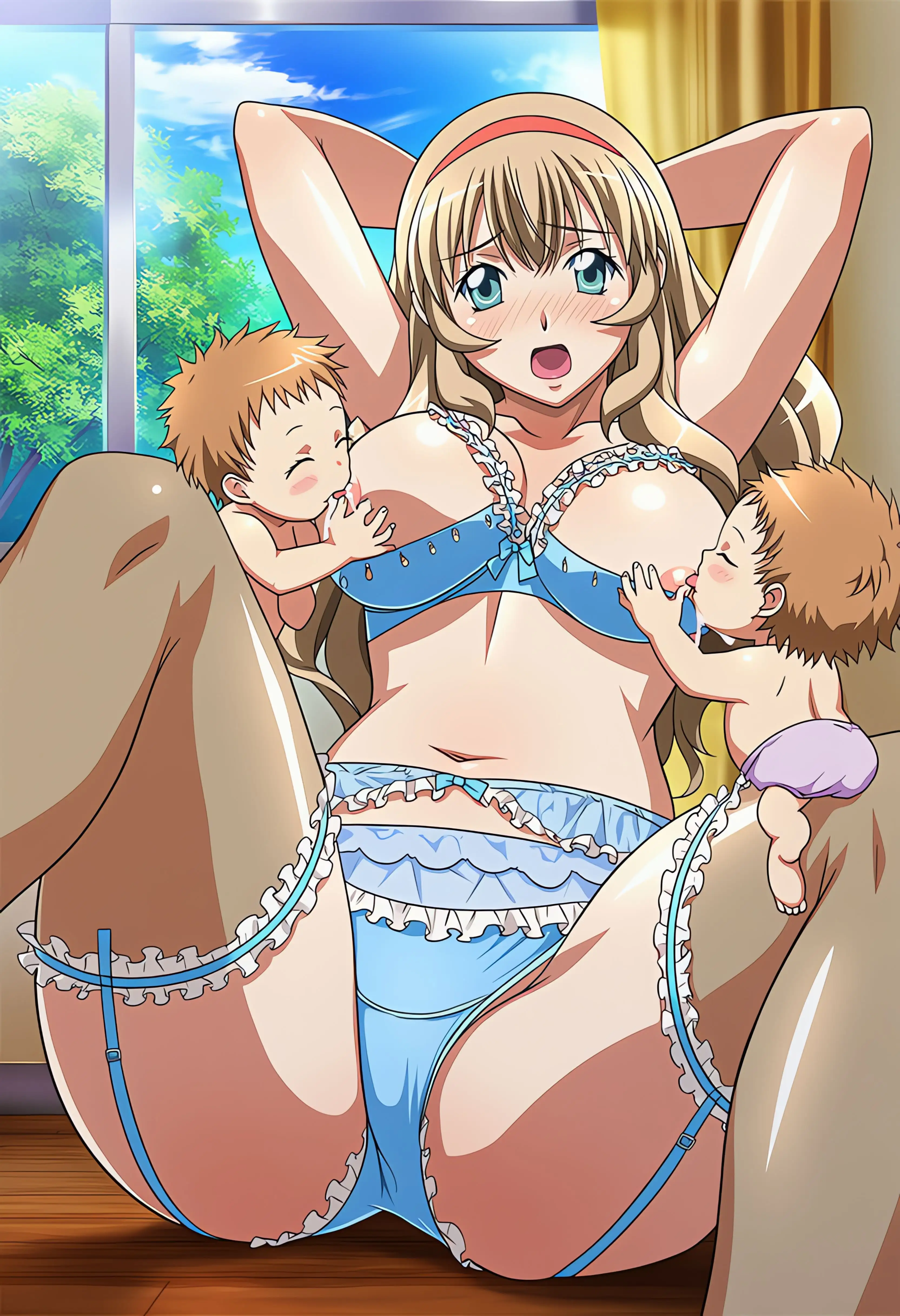 ○○○〇に転生して謎のお姉さんのおっぱいを吸う。処女なのになぜか母乳が出ちゃう！ 11ページ